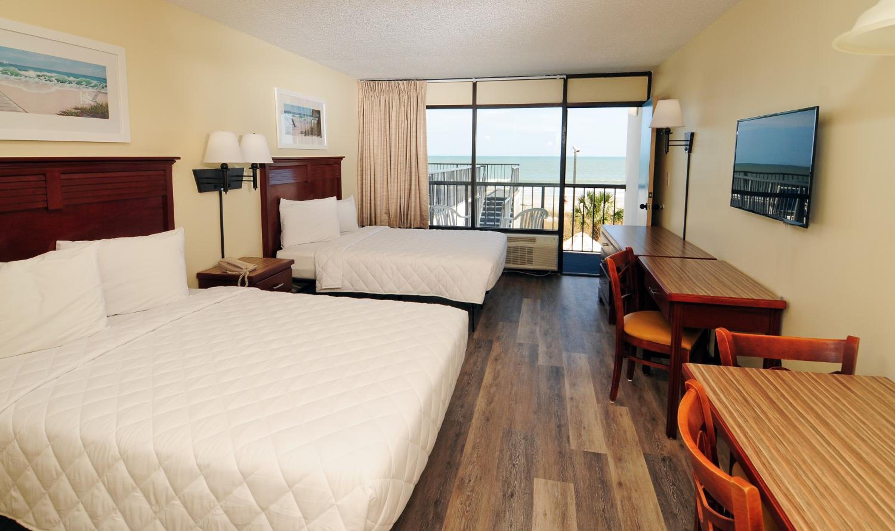 2 Room Oceanfront Renovated Suite with 2 Queen Beds and 1 Sleeper Sofa - T1A   photo 1