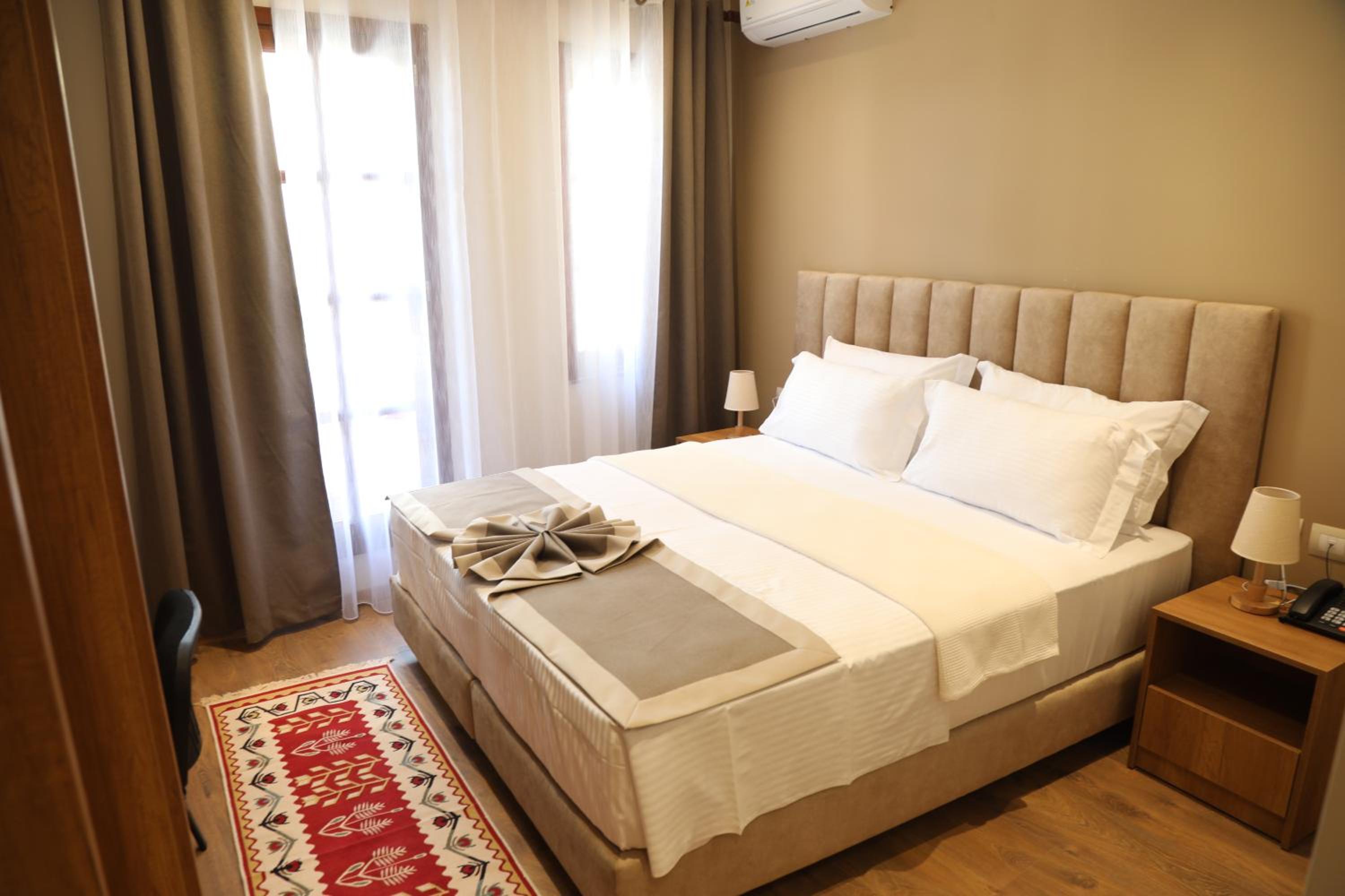 Small Double or Twin Room with Balcony and Main Street View 