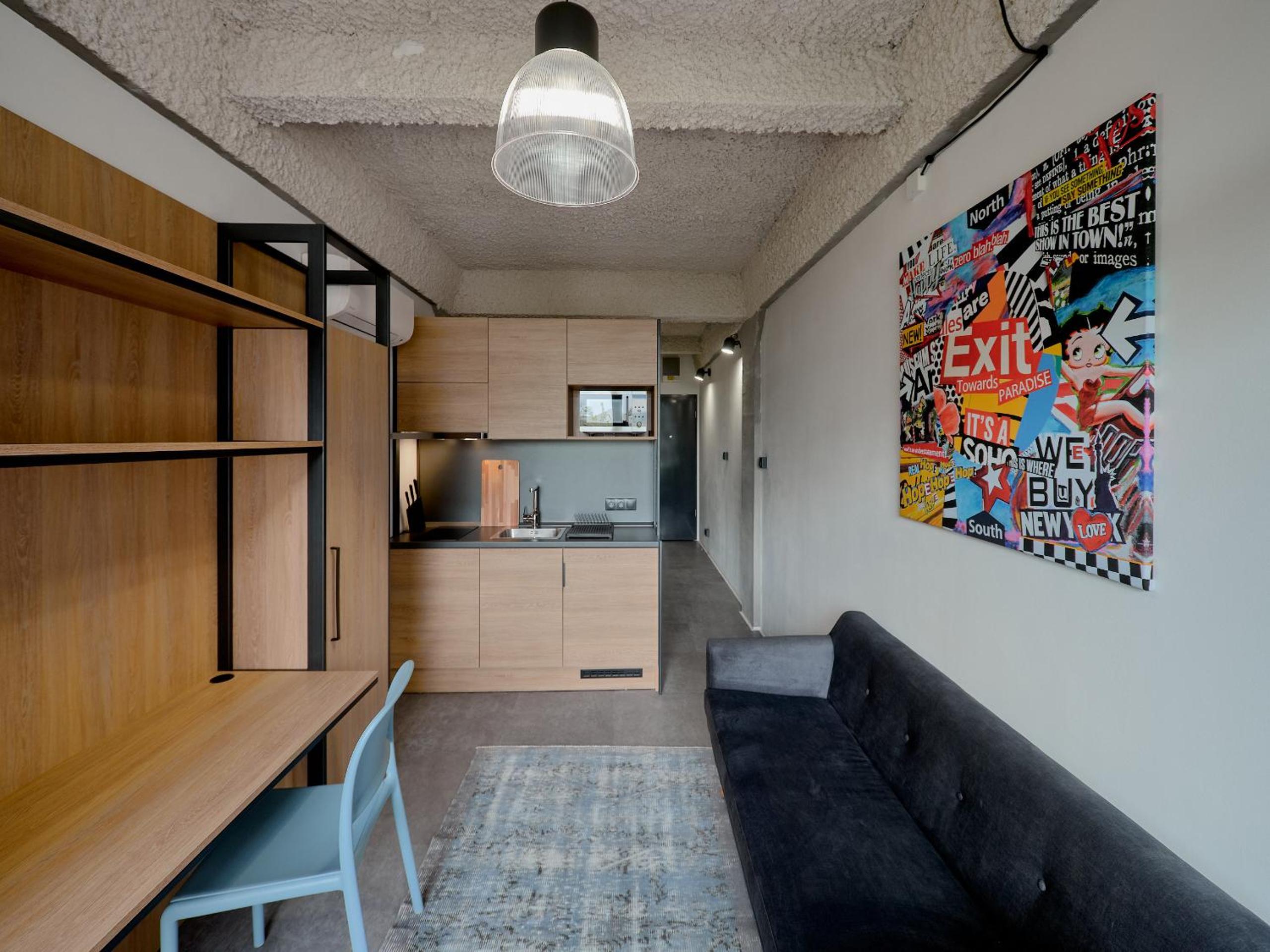 Studio with Balcony
