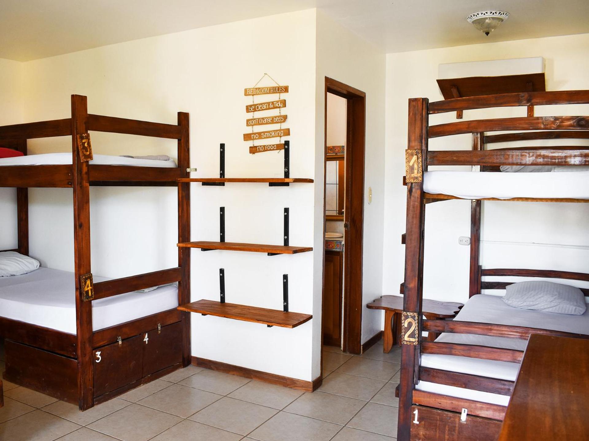 Single Bed in Female Dormitory Room