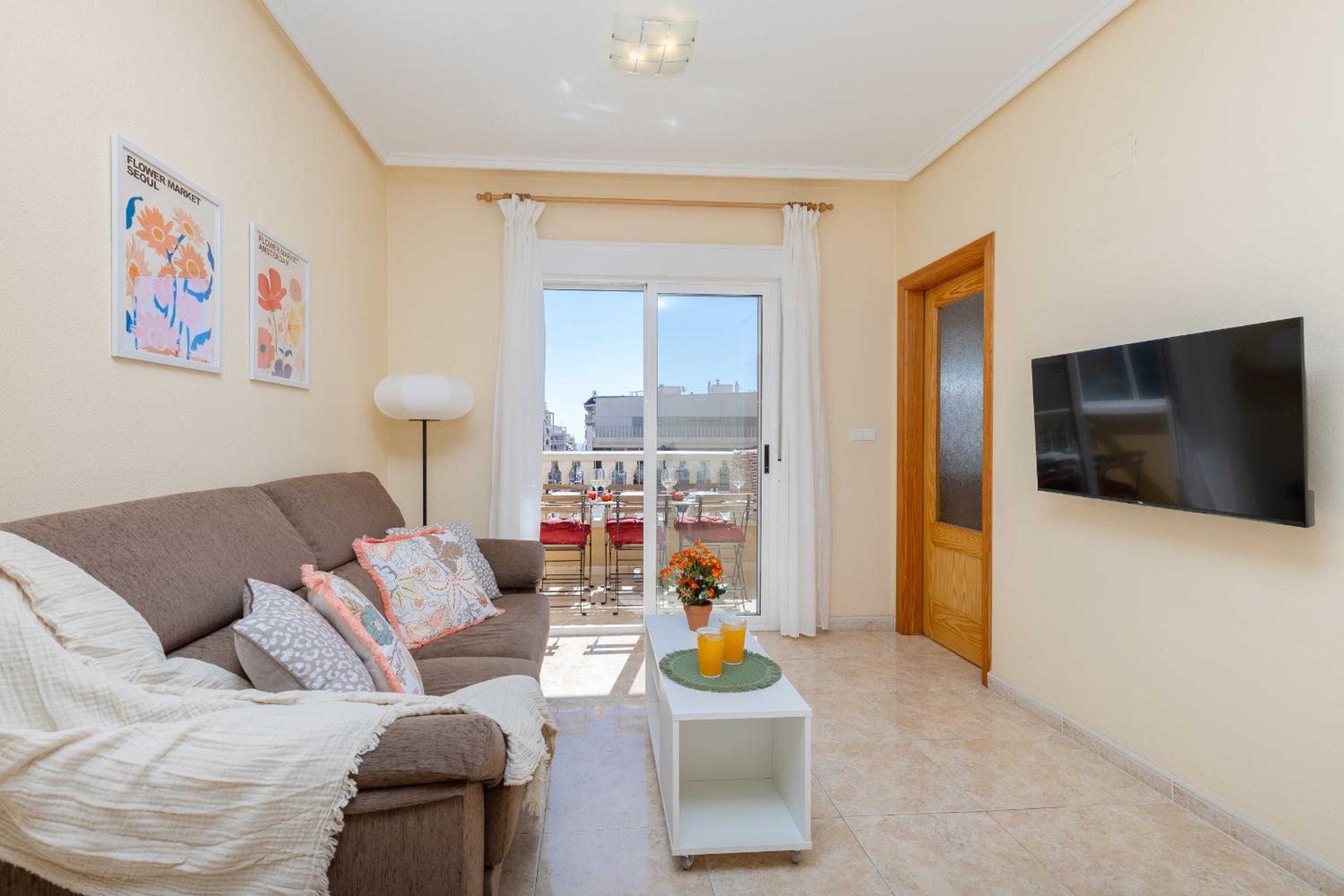 Apartamento con vista al mar