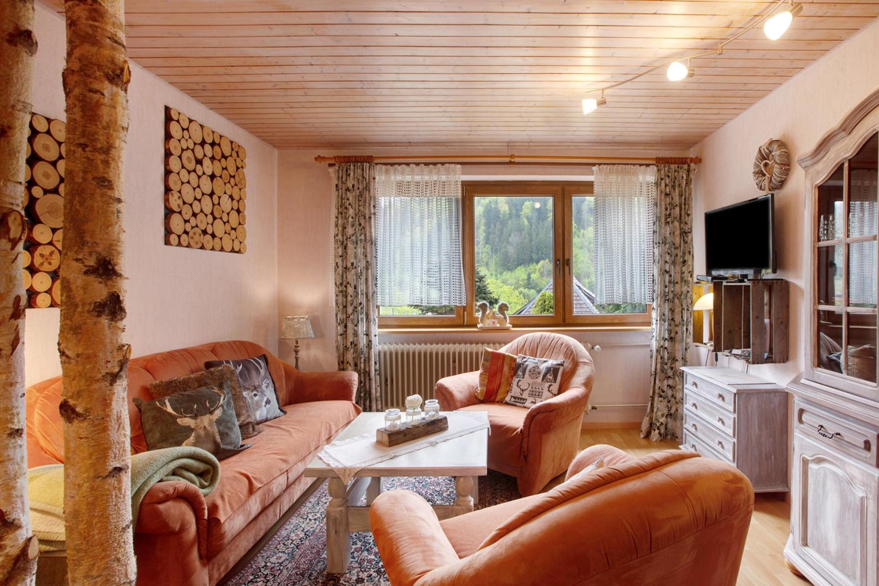 One-Bedroom Apartment with Garden View