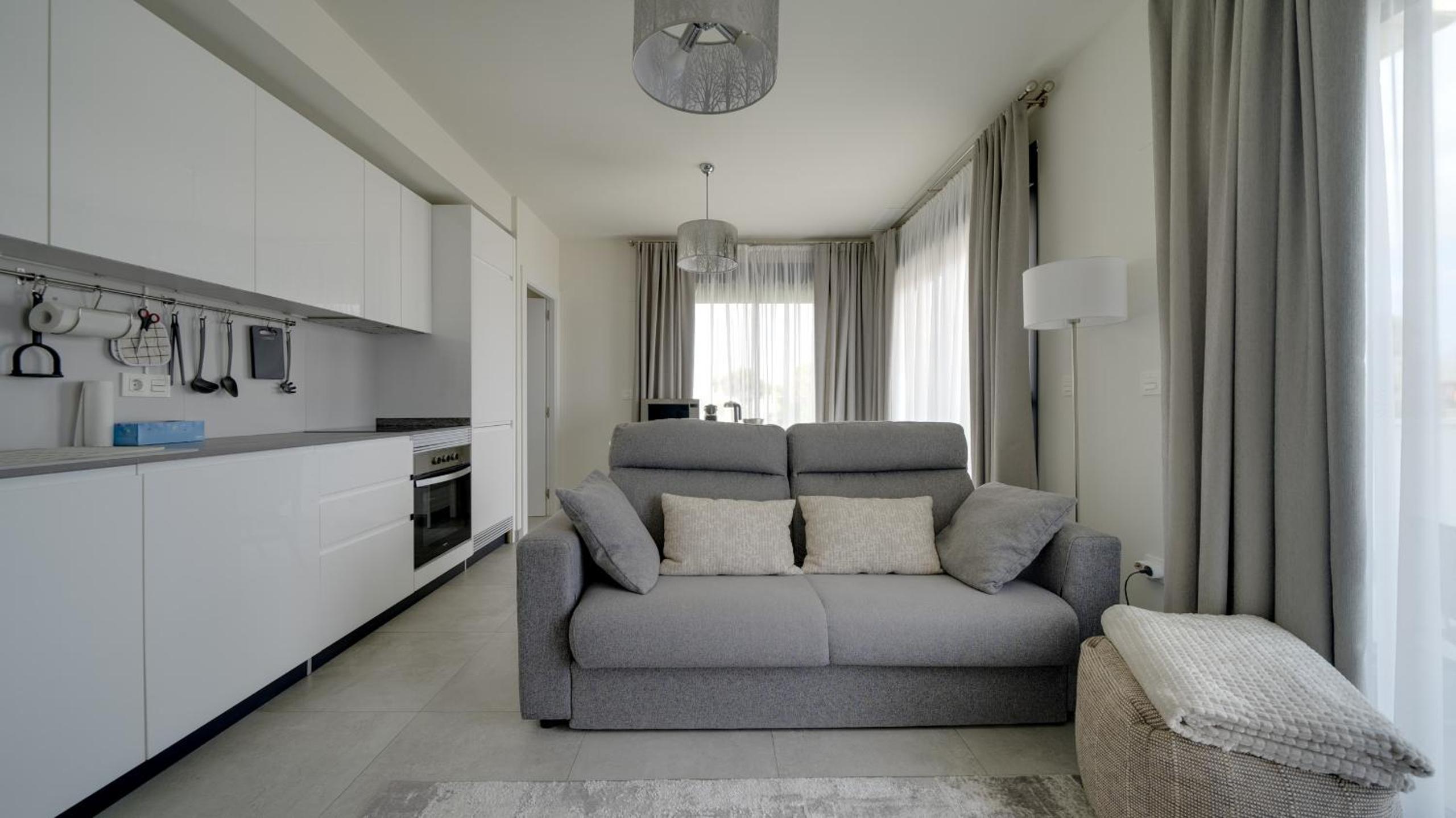 Apartamento de dos habitaciones de lujo con vista al jardín