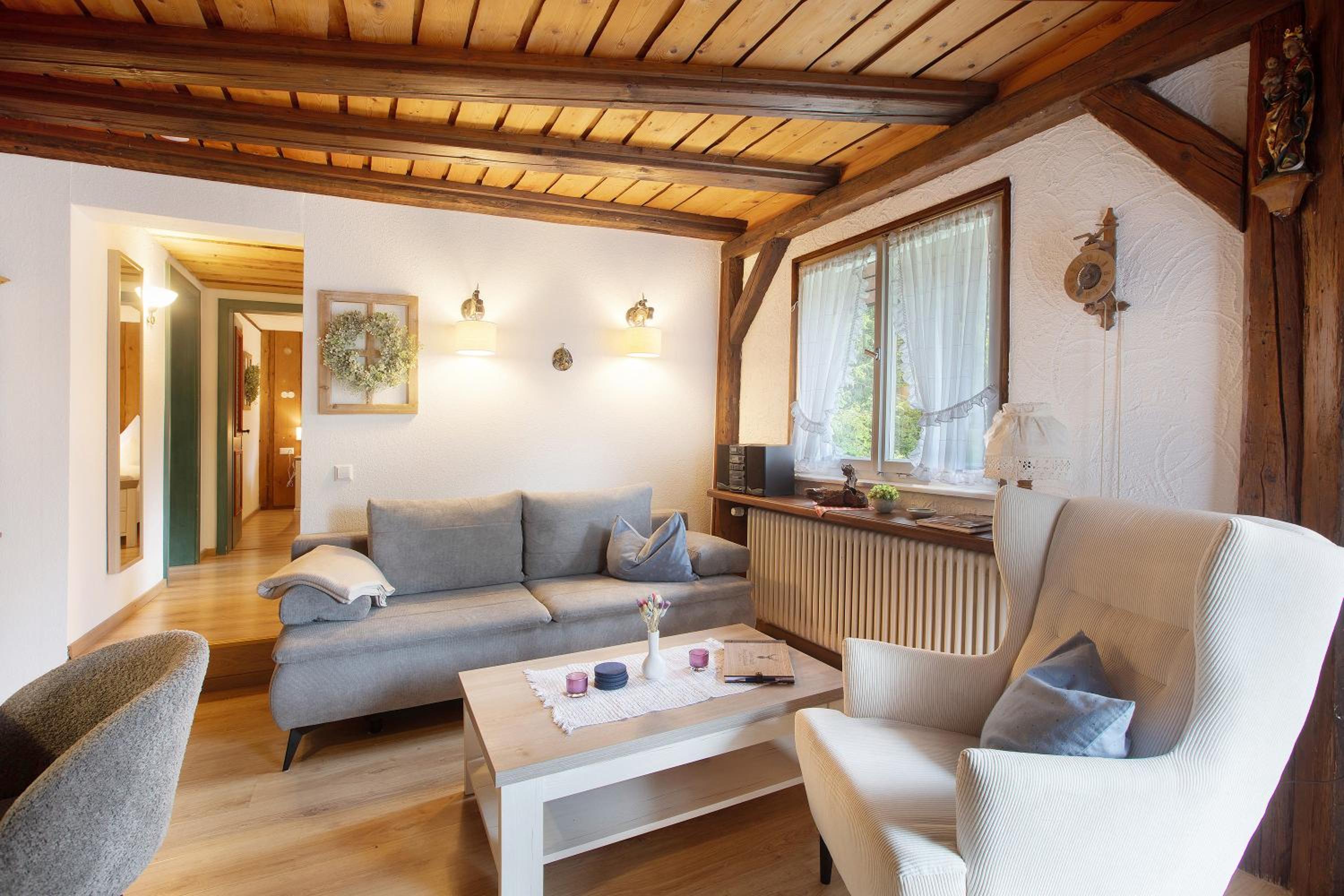 Two-Bedroom Deluxe Apartment with Garden View