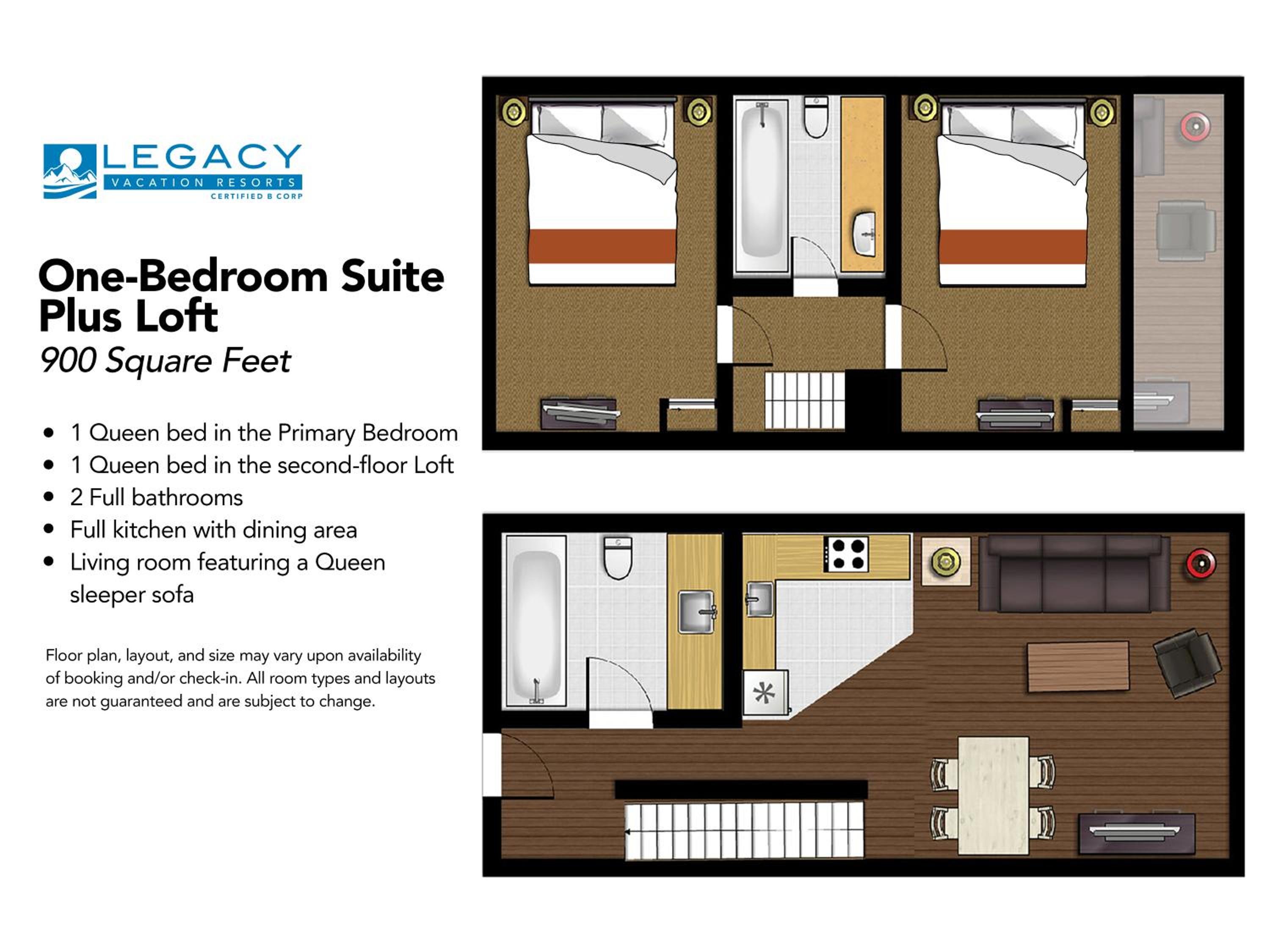 One-Bedroom with Loft - Photo 2
