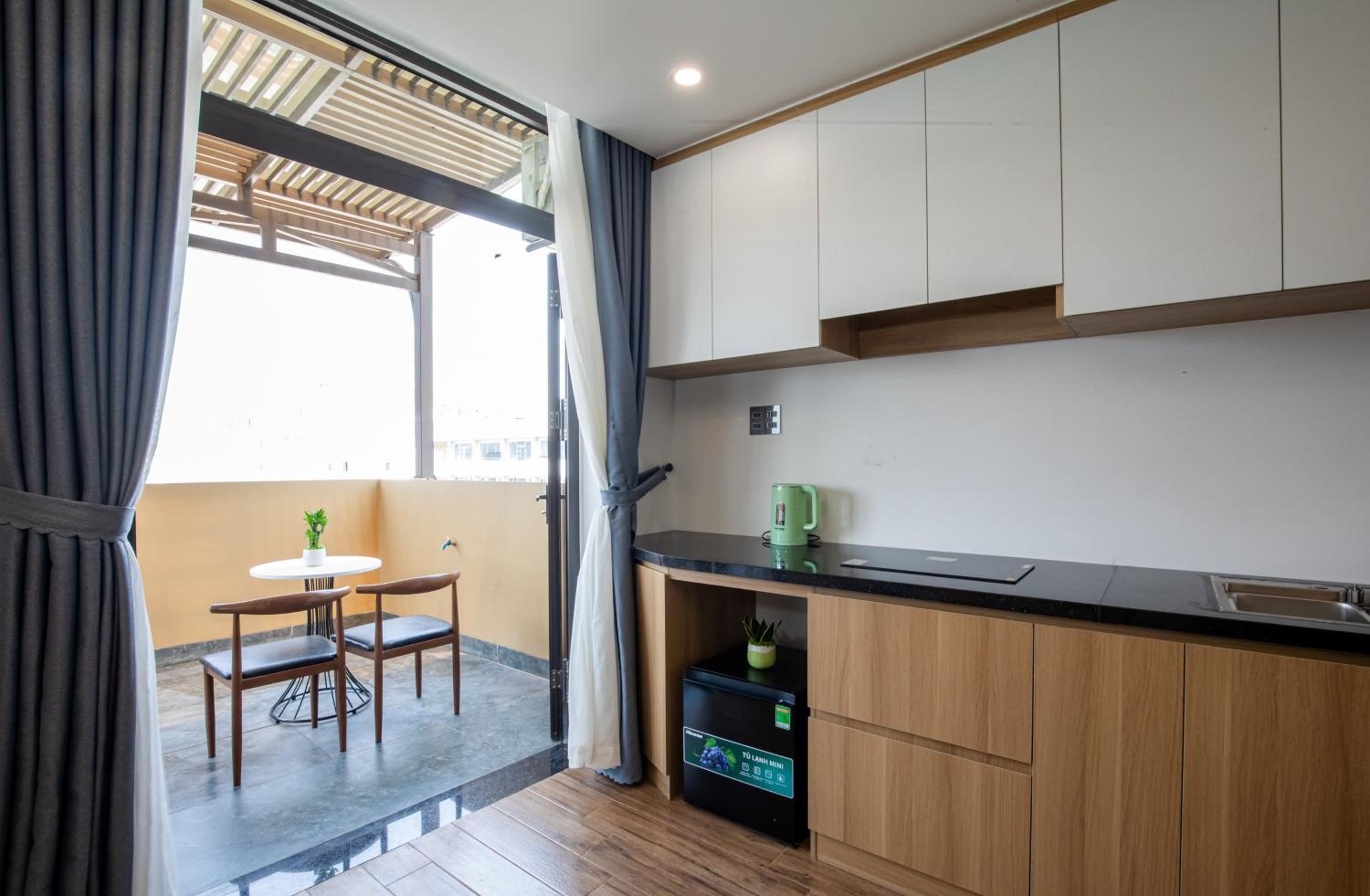 Studio with Balcony