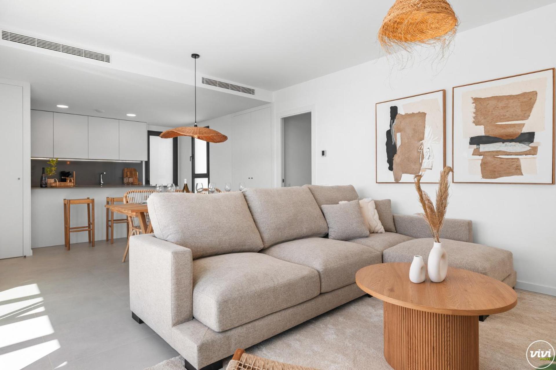 Apartamento de tres habitaciones con piscina privada