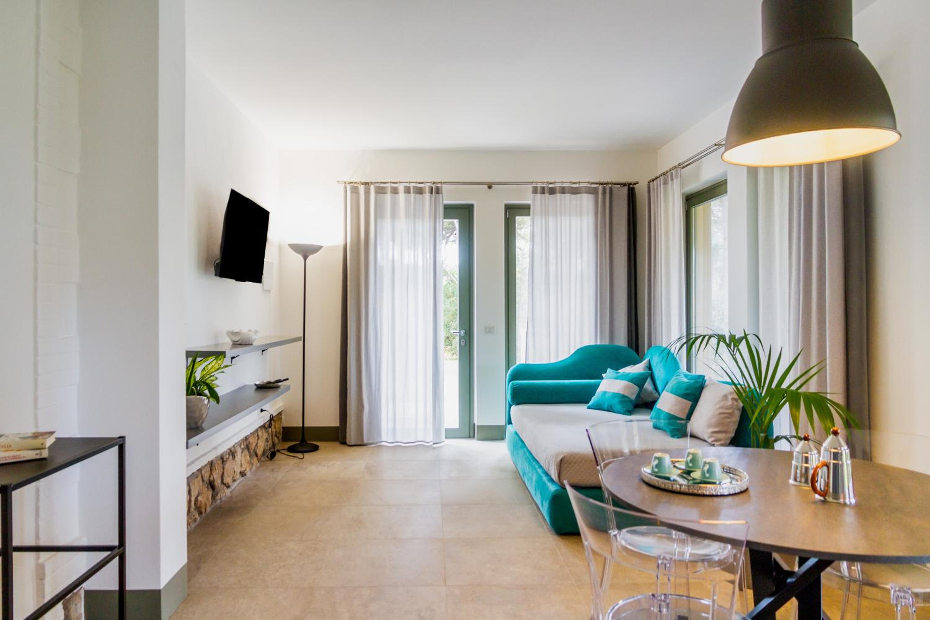 One-Bedroom Apartment with Garden View