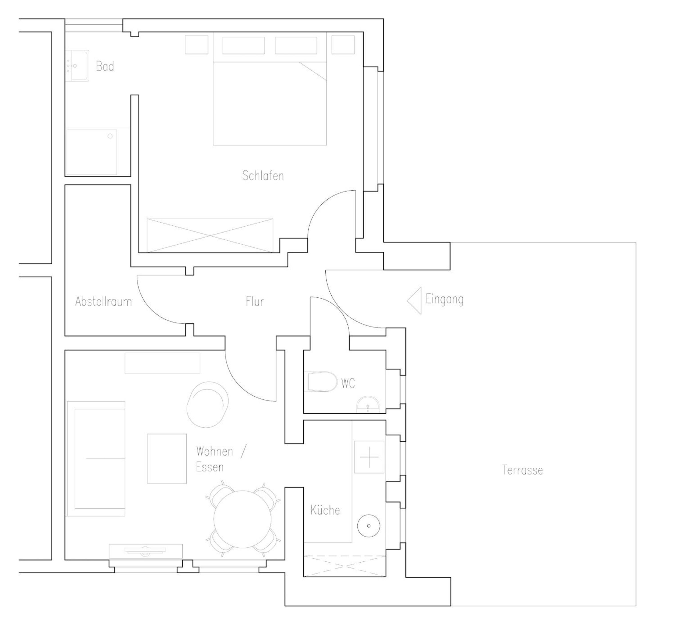 One-Bedroom Apartment photo 2