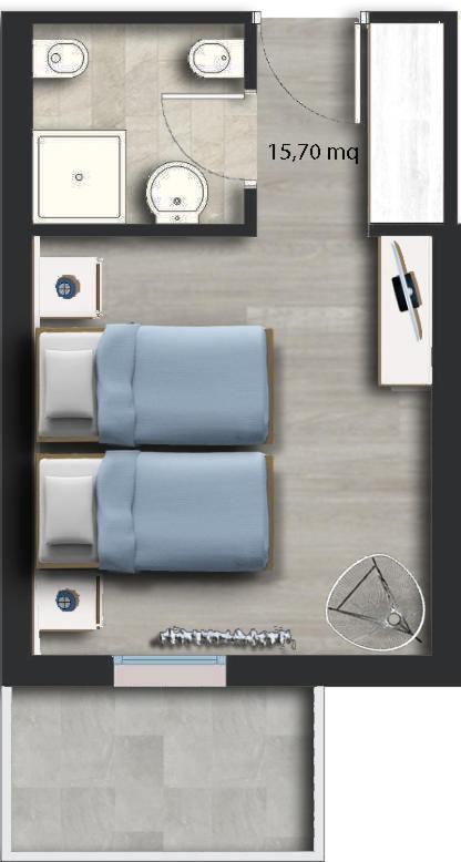 Small Twin Room - Photo 2