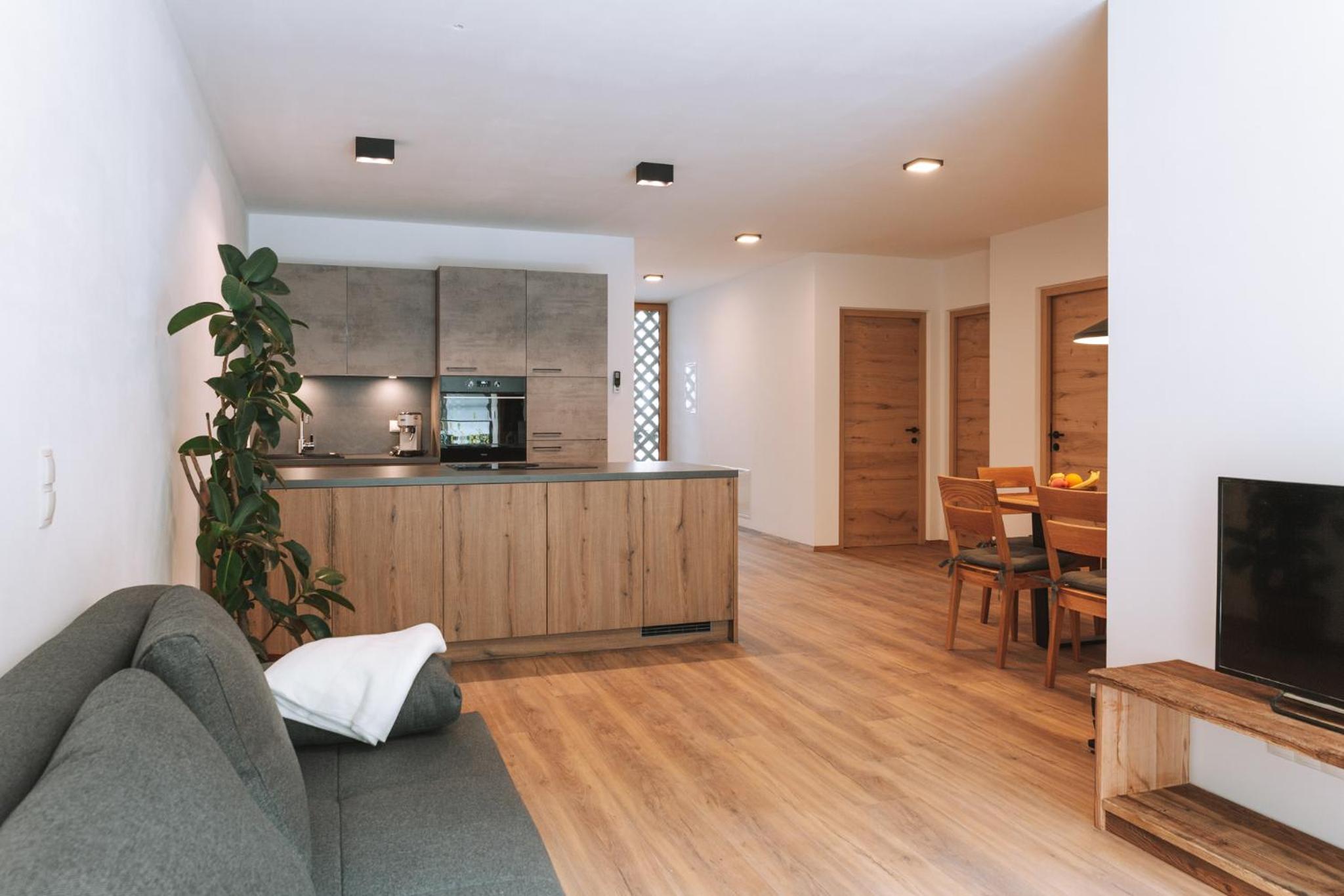 Two-Bedroom Deluxe Apartment with Garden View