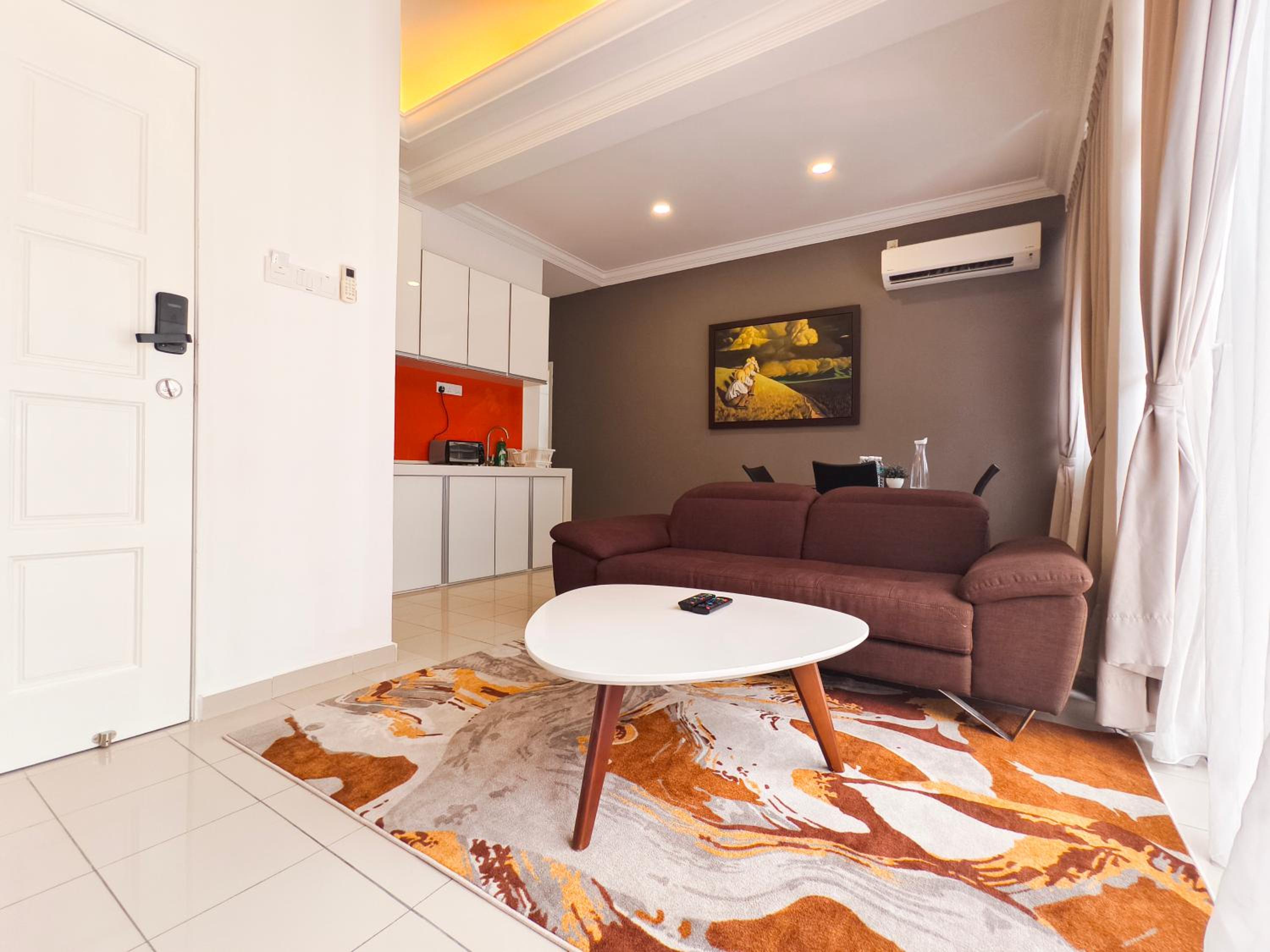Two-Bedroom Apartment with Balcony