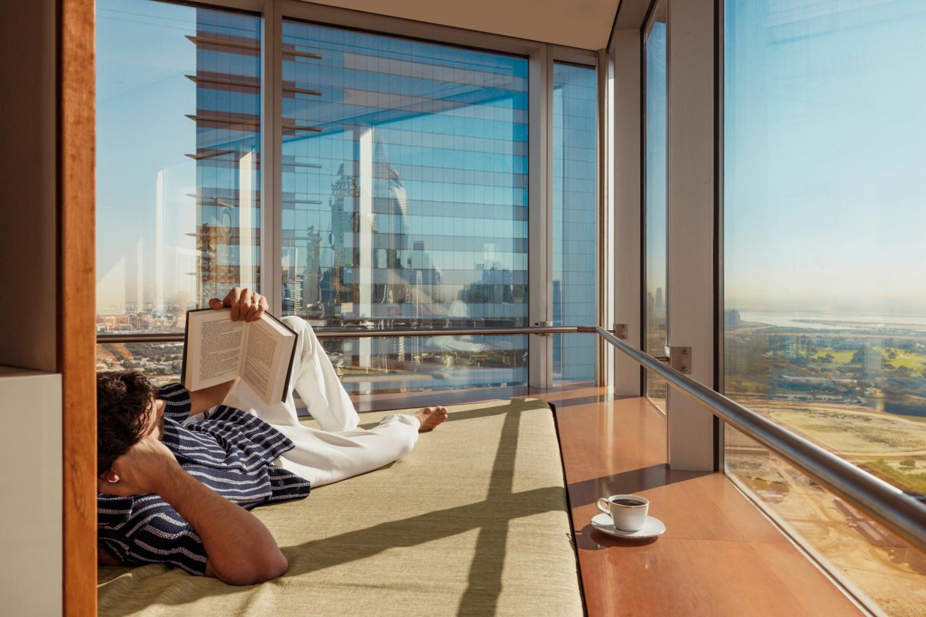 Family Suite with Panoramic Skyline Views, Direct Connectivity to Museum of The Future, Complimentary Breakfast, Signature Afternoon Tea, Evening Sundowners, Soft Refreshments and Canapes