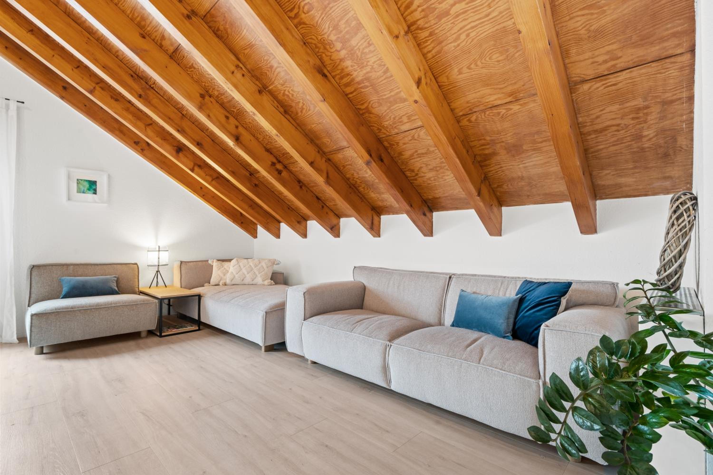 One-Bedroom Loft Apartment with Balcony