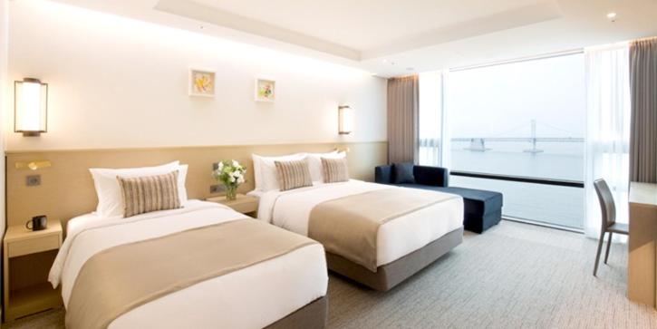 Deluxe Twin Room with Ocean View