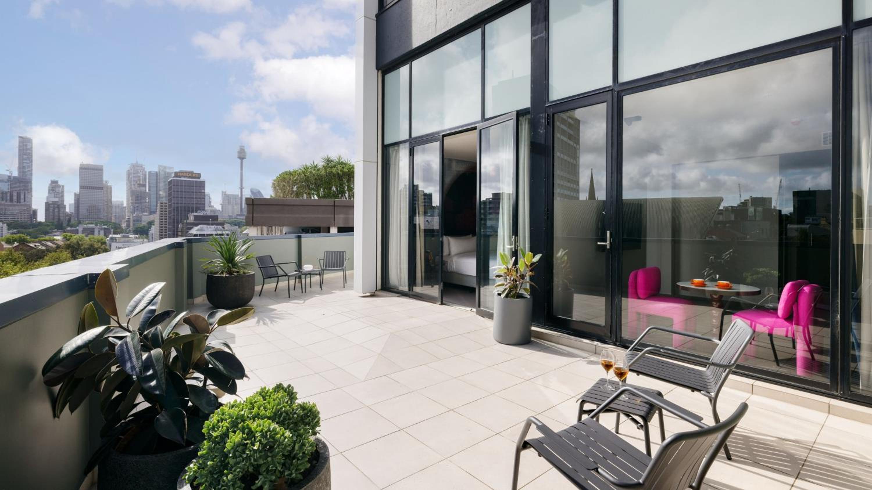 One-Bedroom Suite with City Skyline View and Terrace Access thumbnail 5