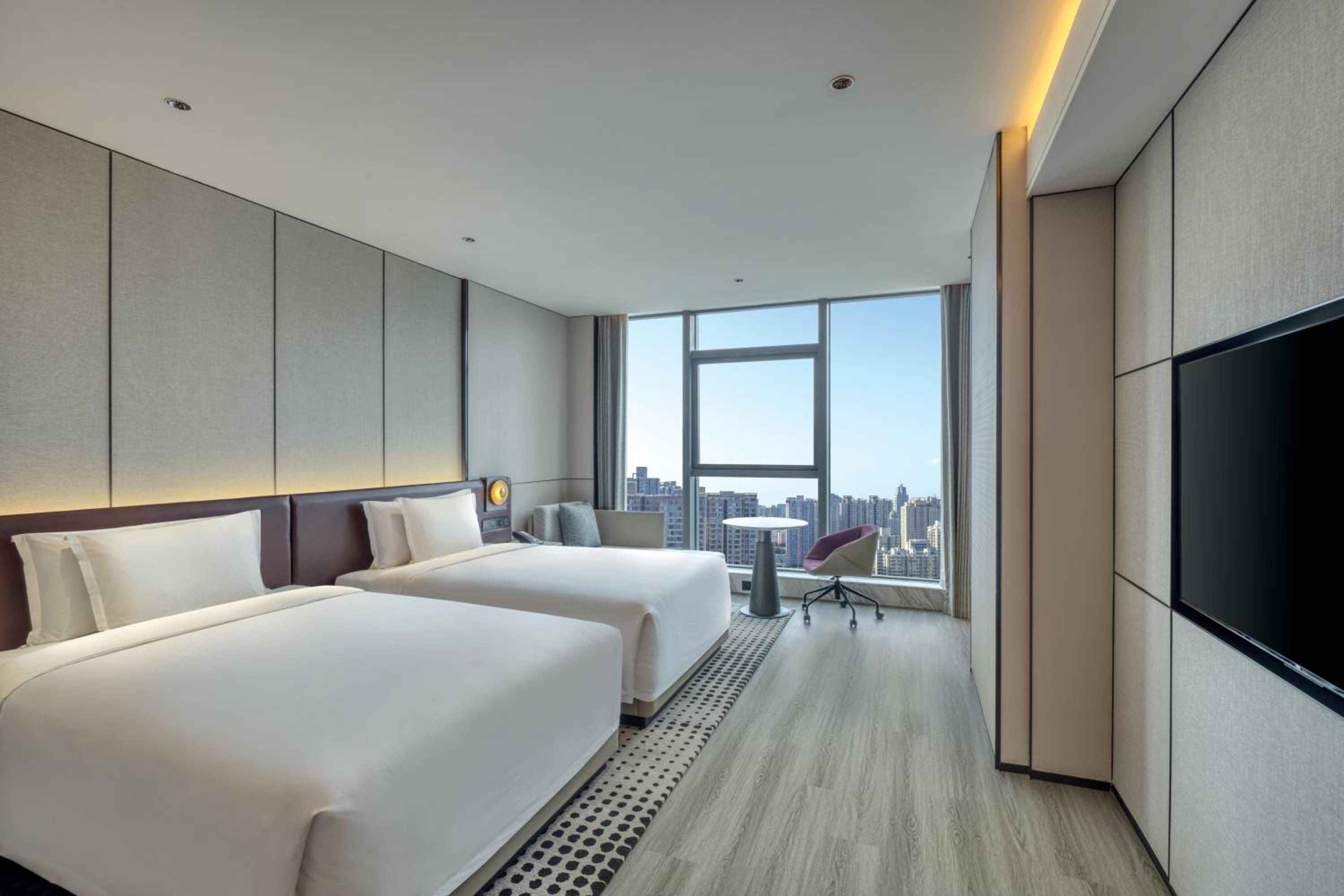 Standard Double Room with Two Double Beds - High Floor