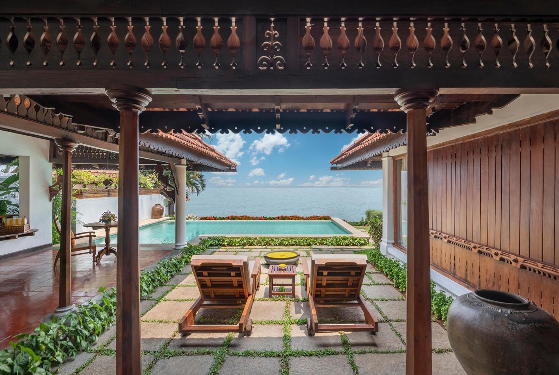 Presidential Suite with Private Pool with Complimentary 2 Way Airport Transfer, Hi -Tea ,One-hour sunset cruise,Complimentary Wellness doctor consultation, Evening Cultural program, Complimentary Fishing,Cycling,and Clay pottery experience