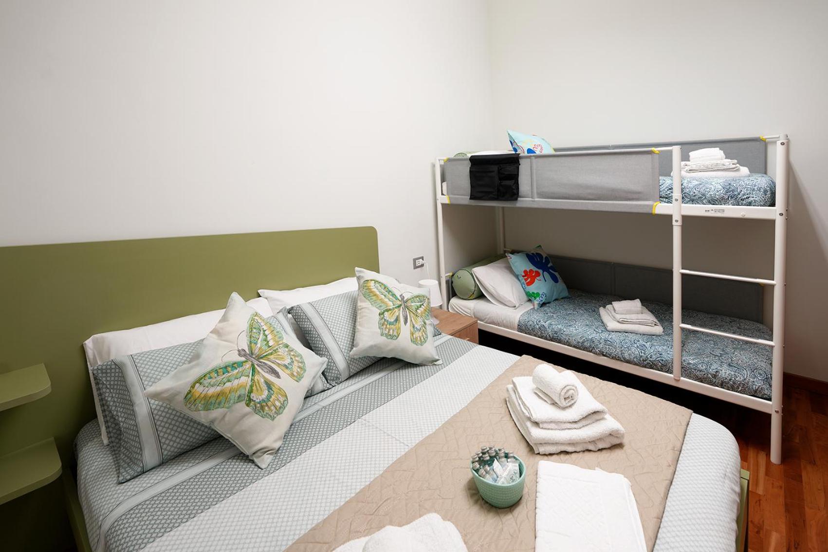 Family Room with Shared Bathroom