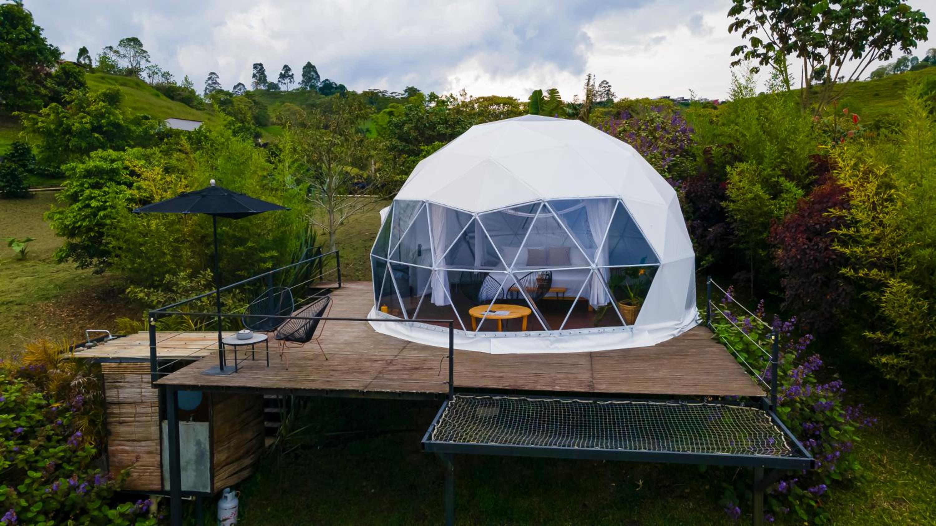 Glamping Tent with Bath