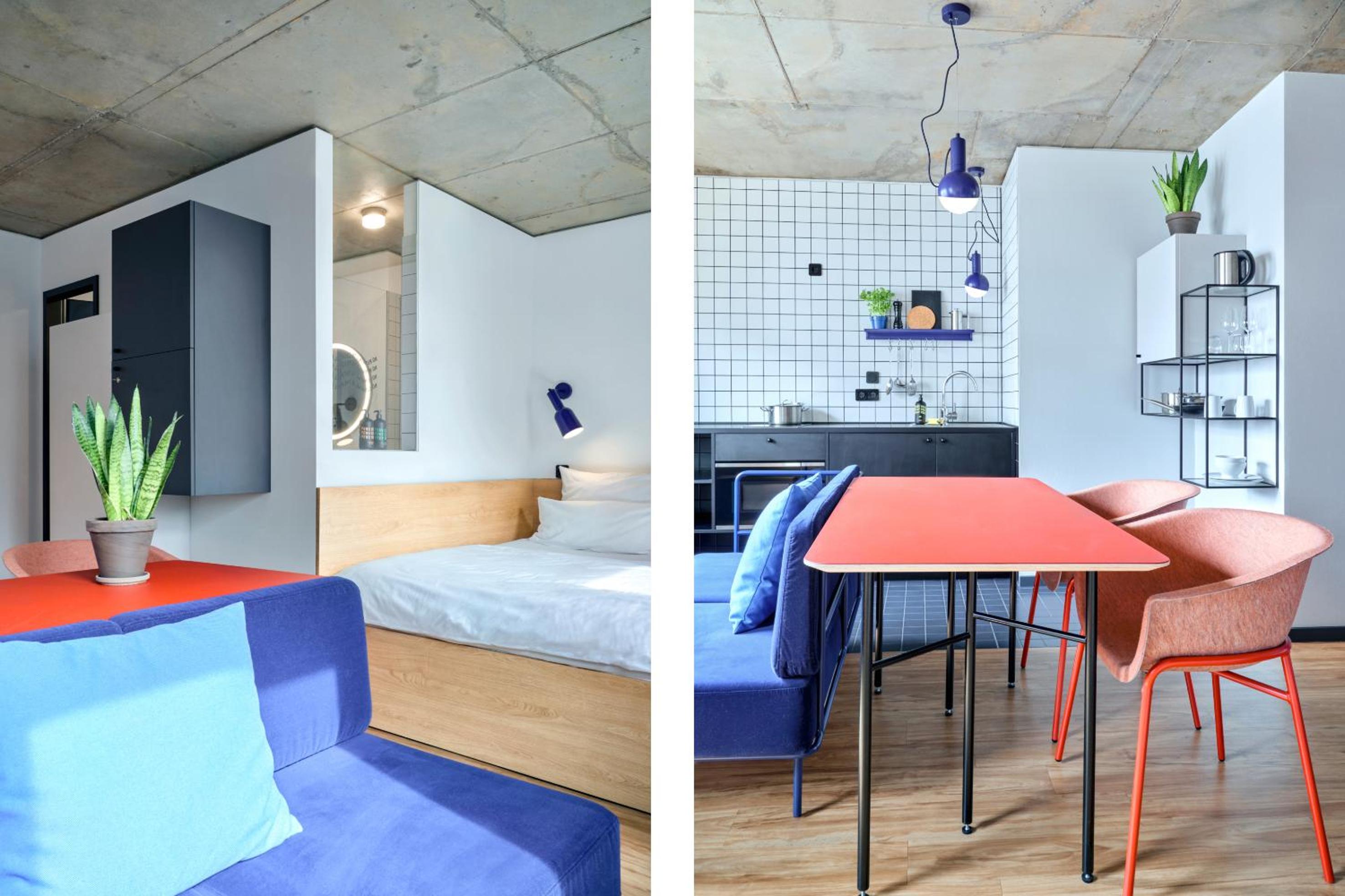Design Apartment with Queen-Size-Bed