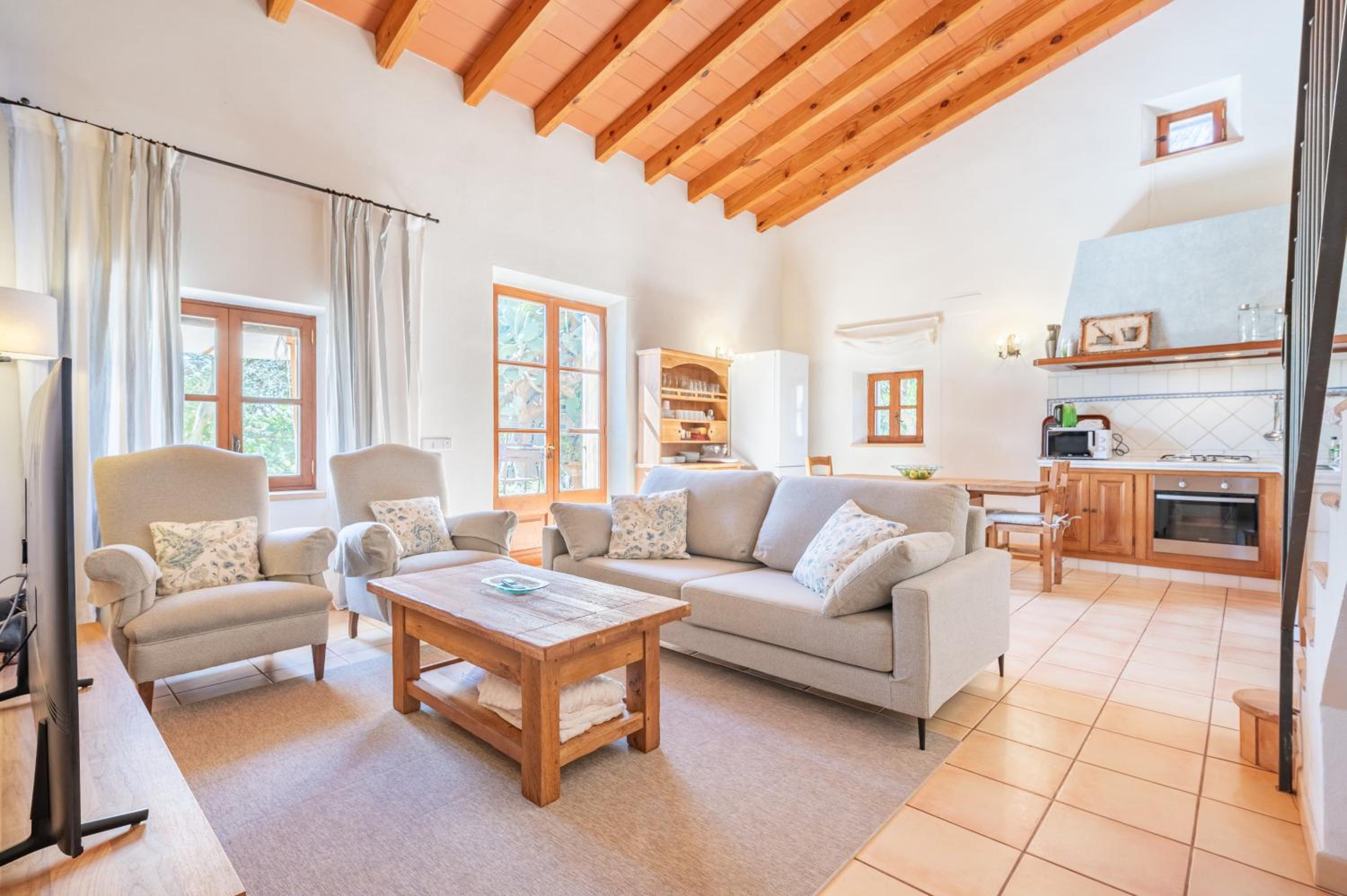 Villa con vistas al jardín