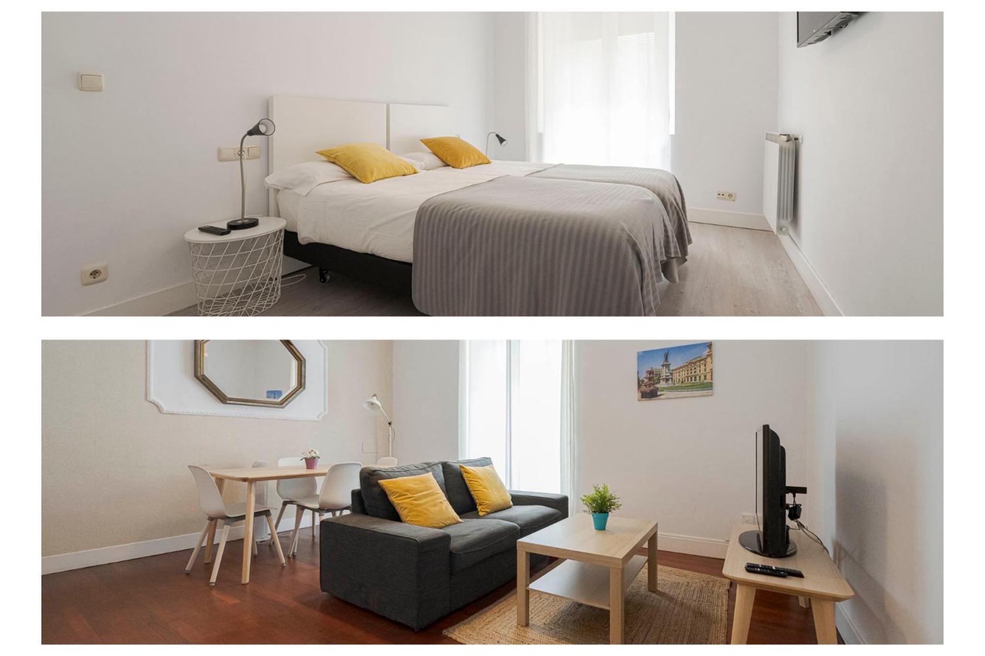 Apartamento de dos habitaciones
