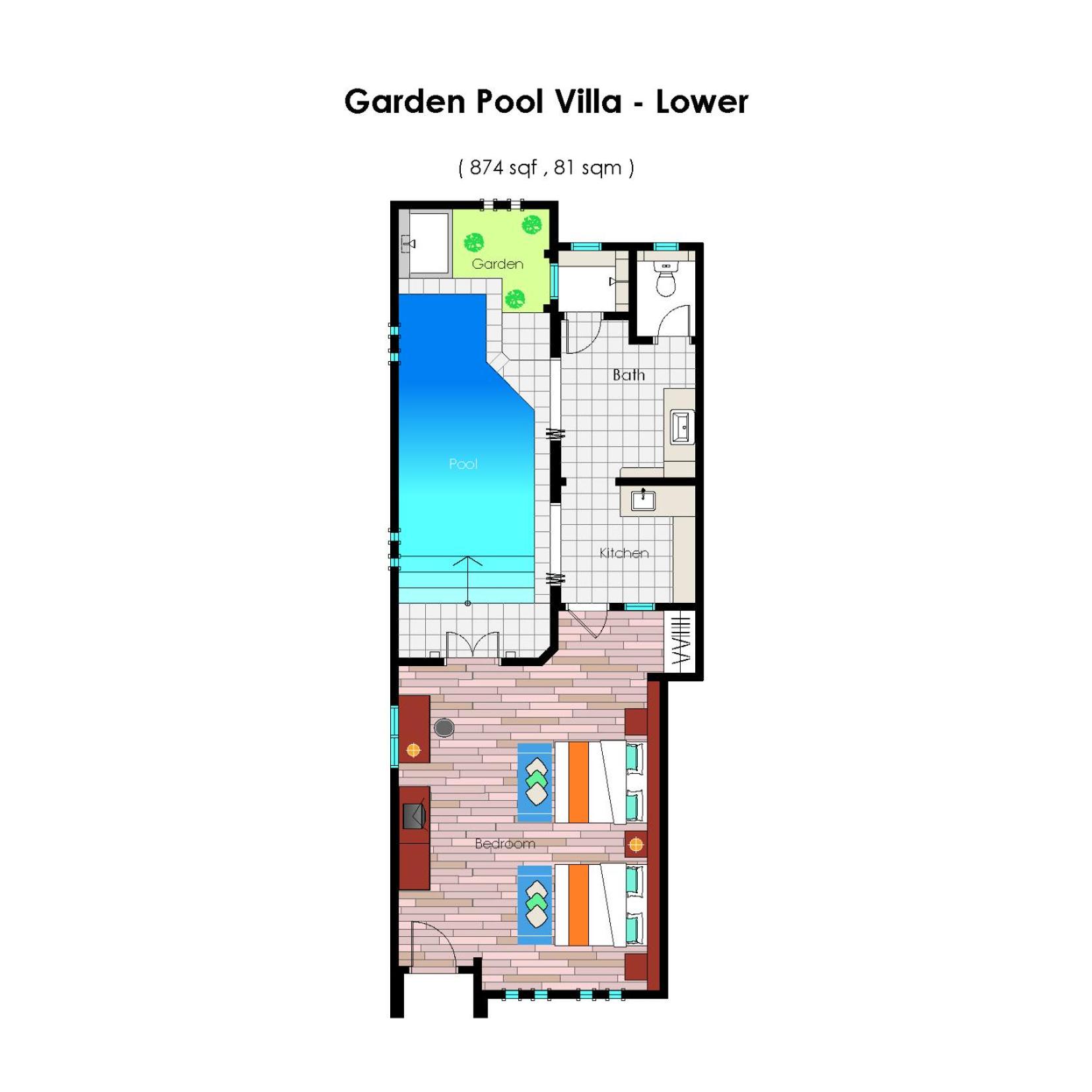 Garden Pool Villa (Lower) - Photo 1