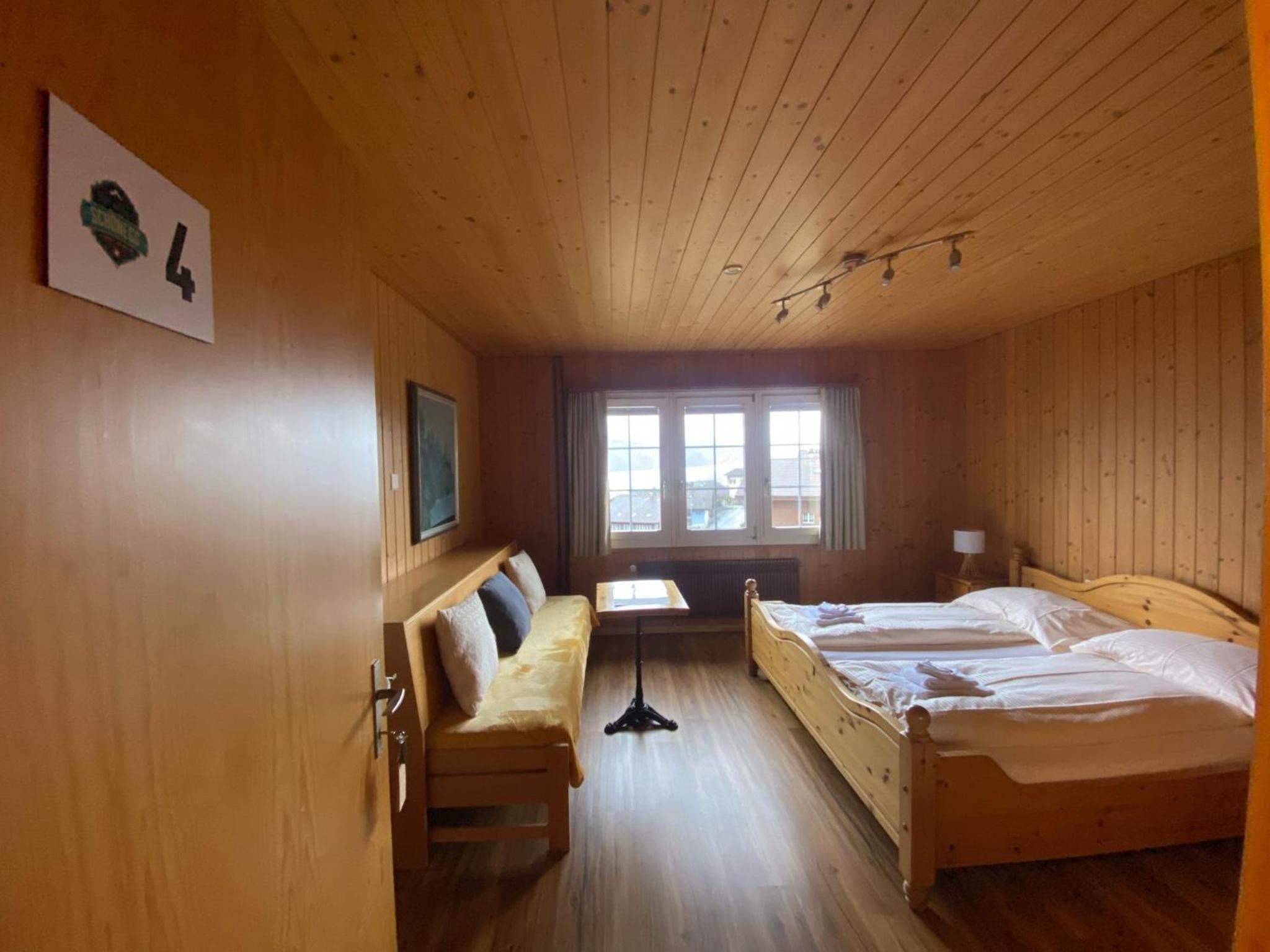 Double Room with Private External Bathroom (Schönegg)