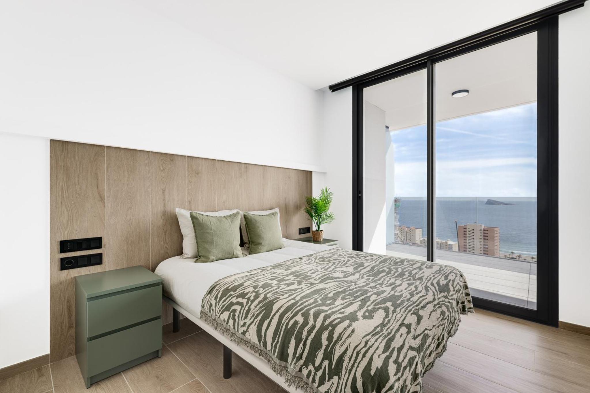 Apartamento de una habitación con vista.