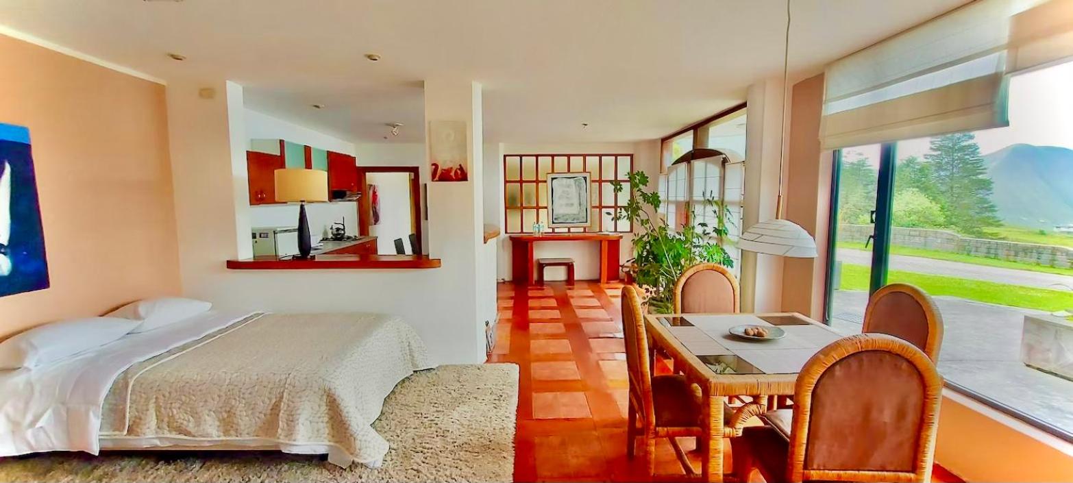 Deluxe One-Bedroom Apartment with Garden View photo 2
