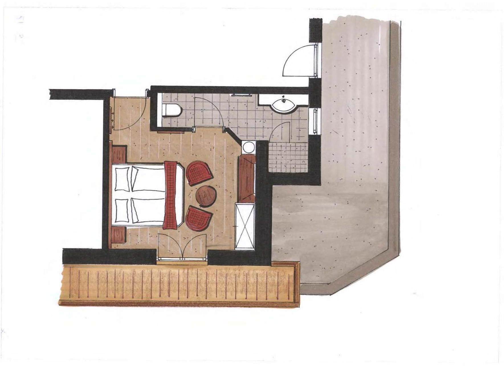 Deluxe Double Room with Shower