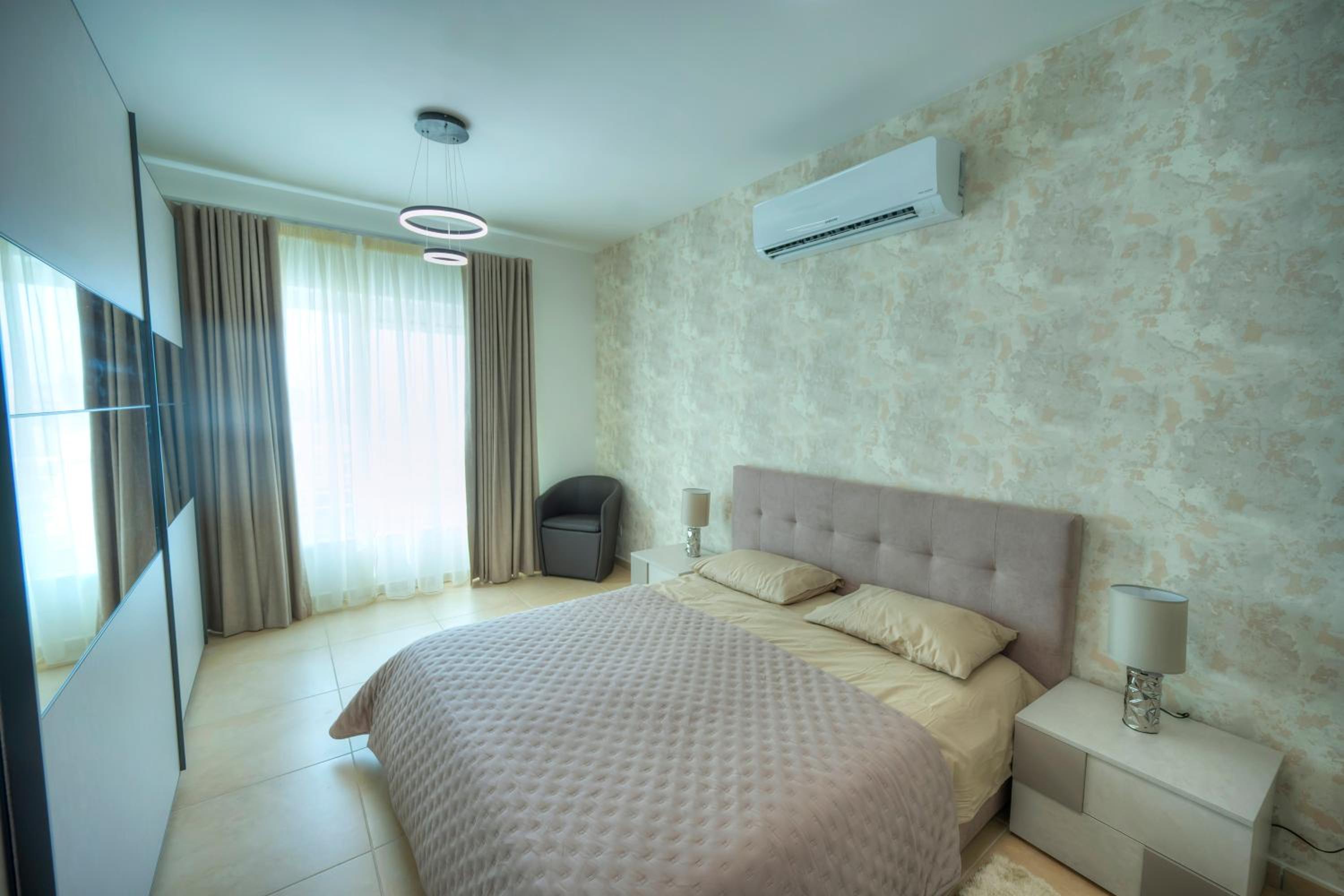 Three-Bedroom Apartment with Sea View