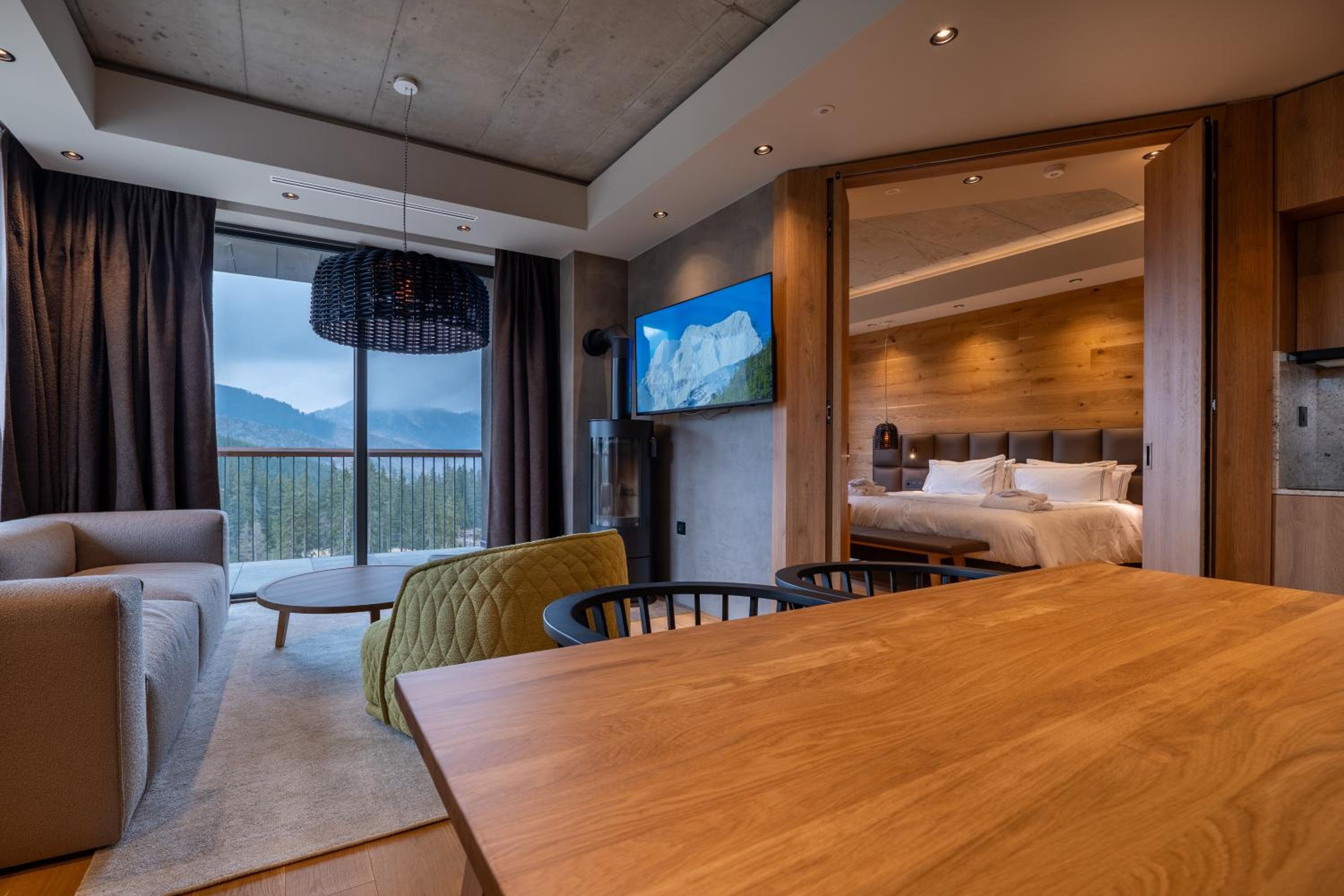 Two-Bedroom Penthouse Apartment With Valley View