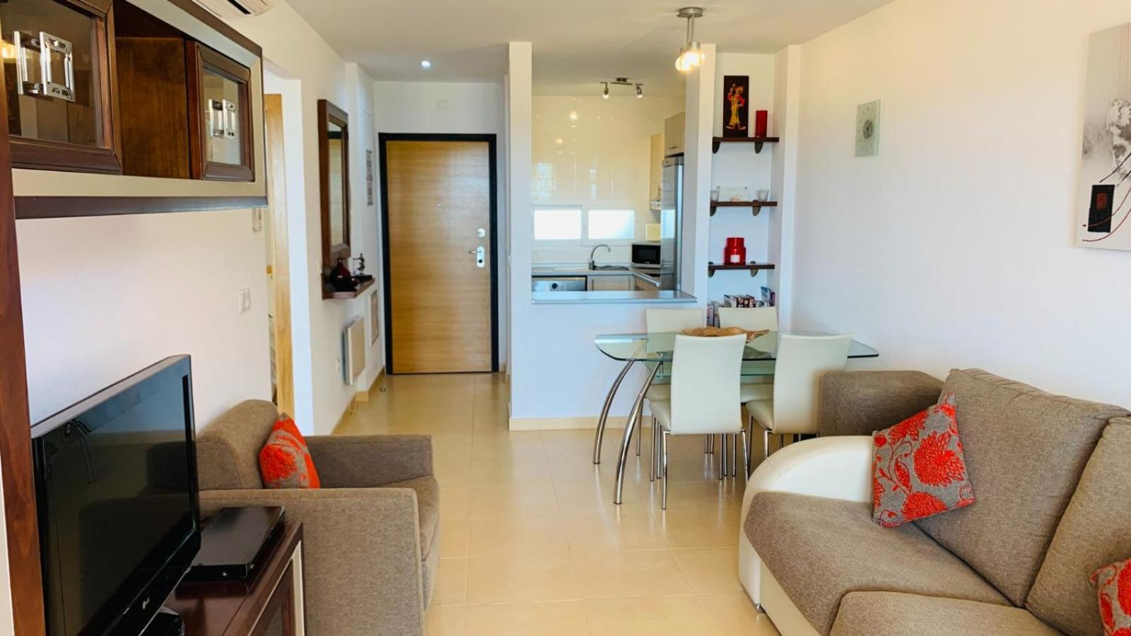 Apartamento de dos habitaciones
