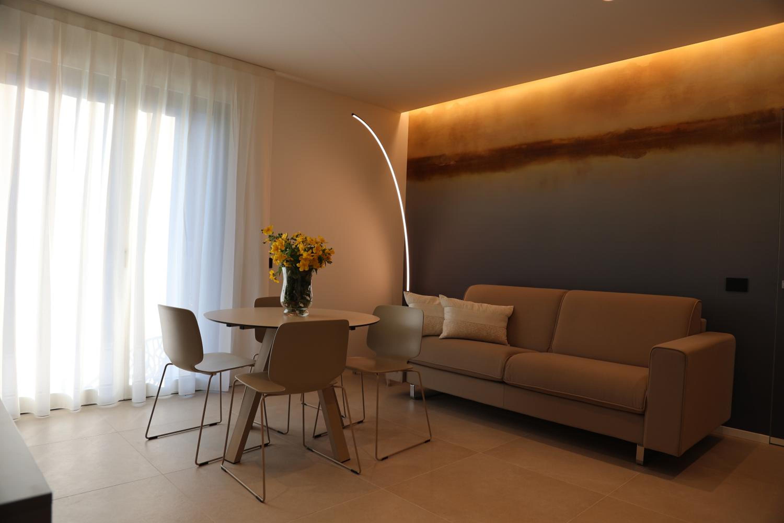 One-Bedroom Apartment with Balcony and Mountain View  