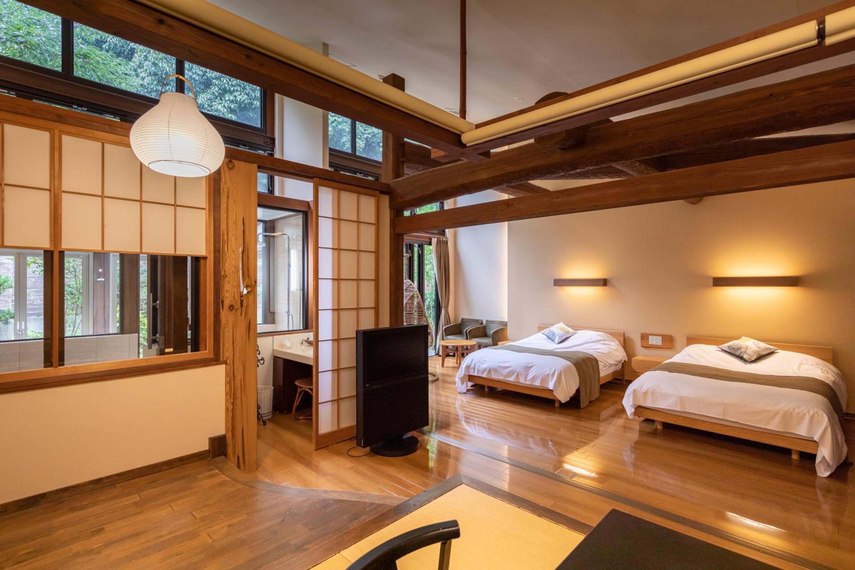 Cottage style room with open-air bath "Futarishizuka" photo 1