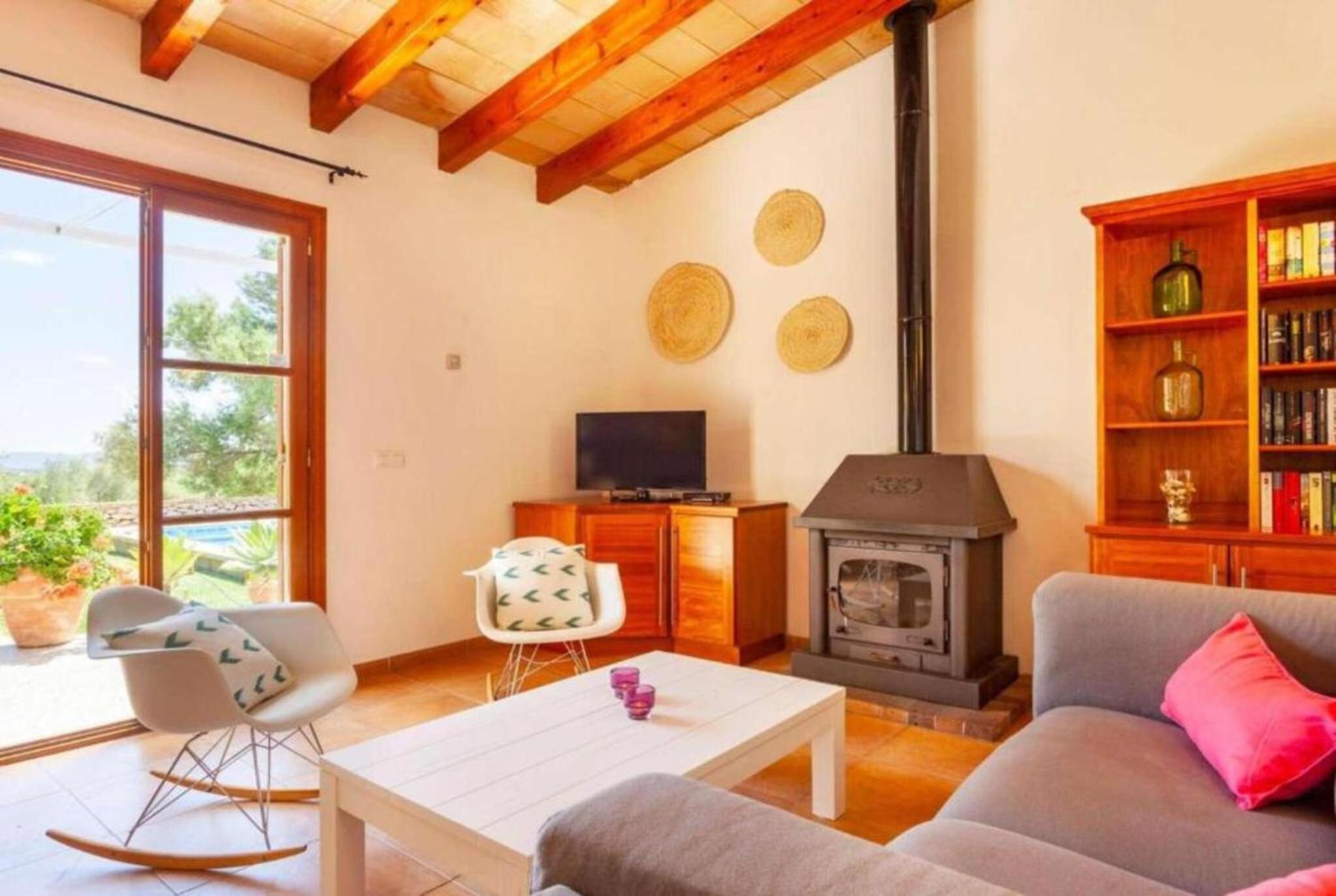 Villa con vistas al jardín