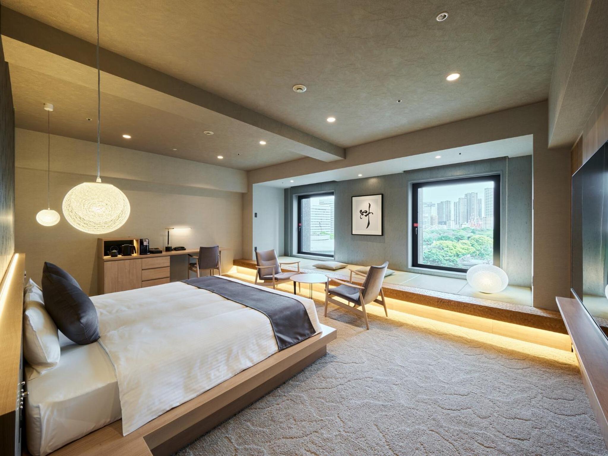 Executive King Room (60sqm) Separate bath and toilet with Tatami Area - Non-Smoking photo 2