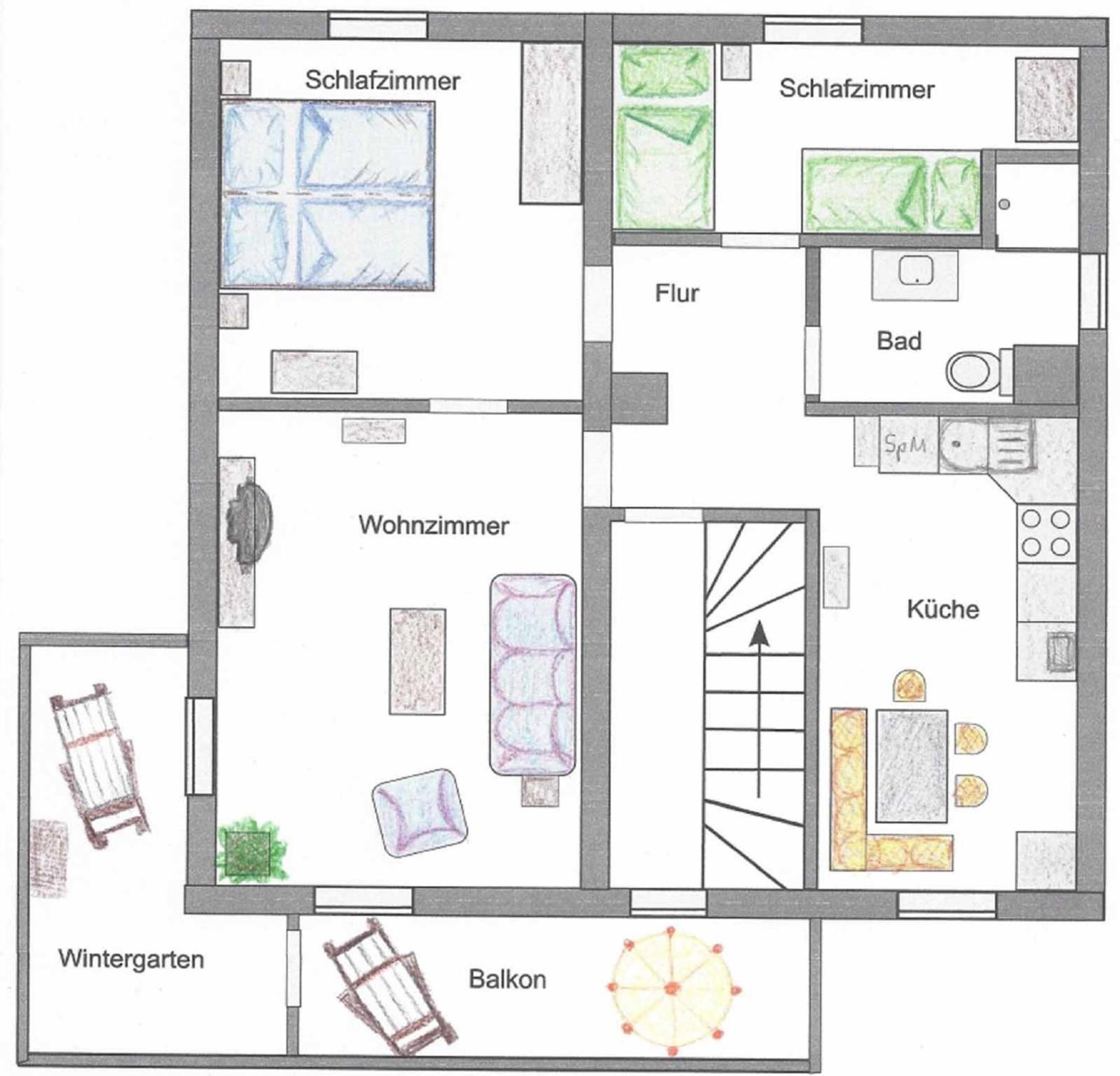 Two-Bedroom Apartment with Balcony photo 3