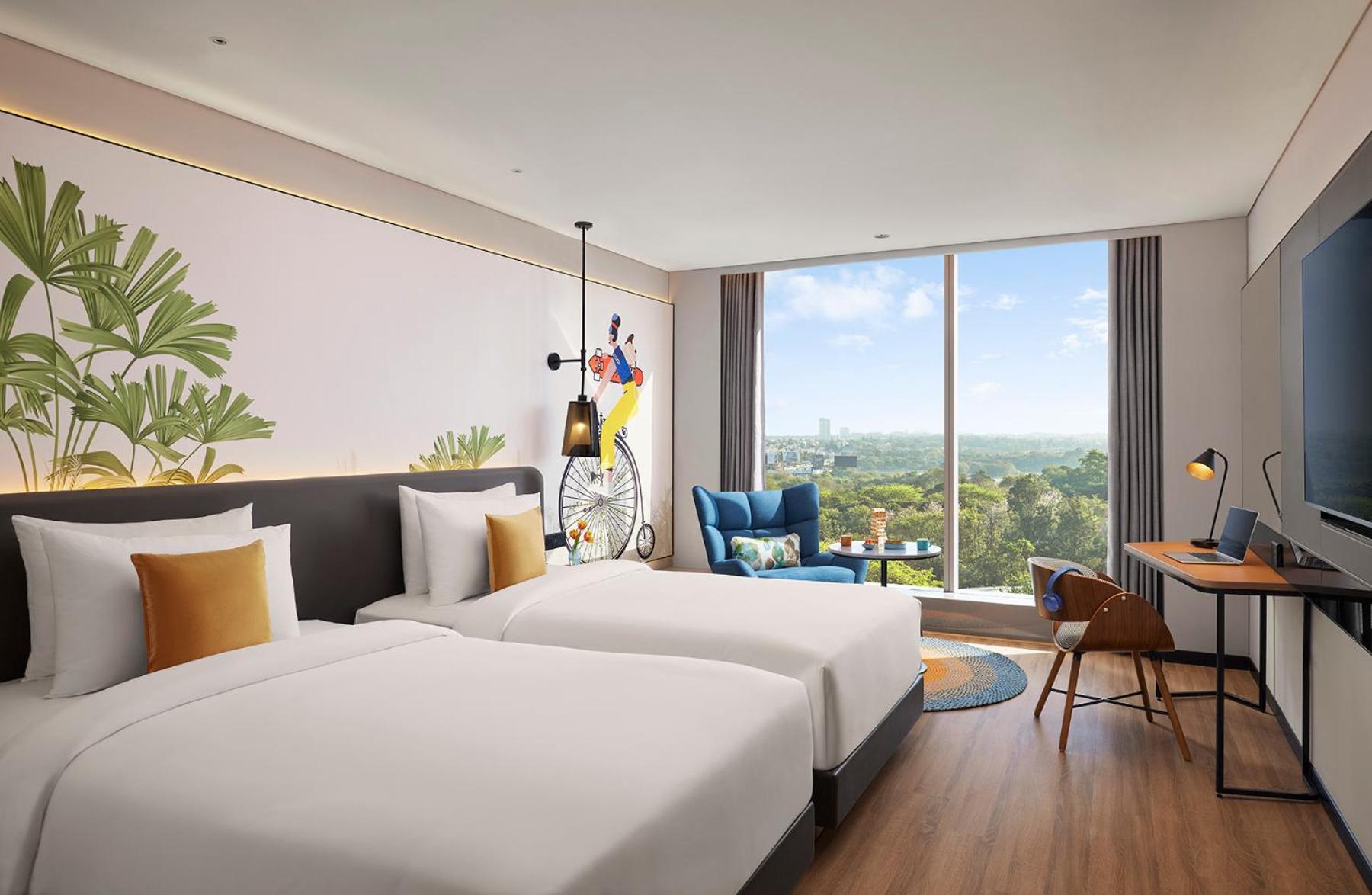 Twin Room with Forest View