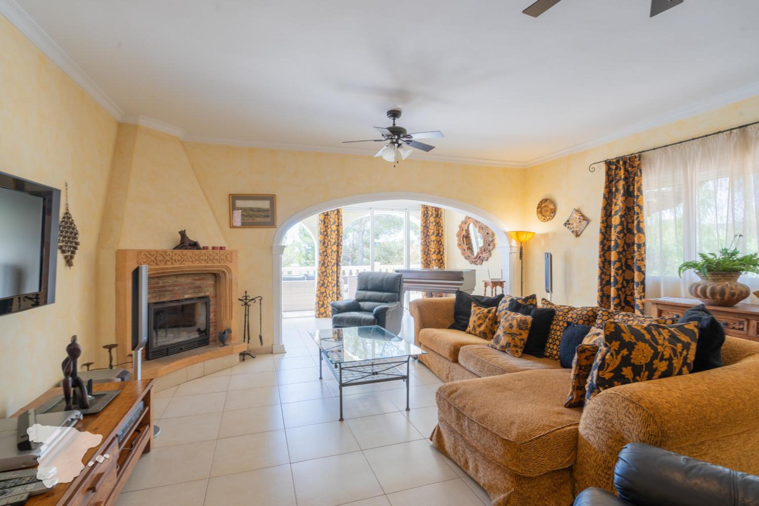 Villa con vistas al jardín