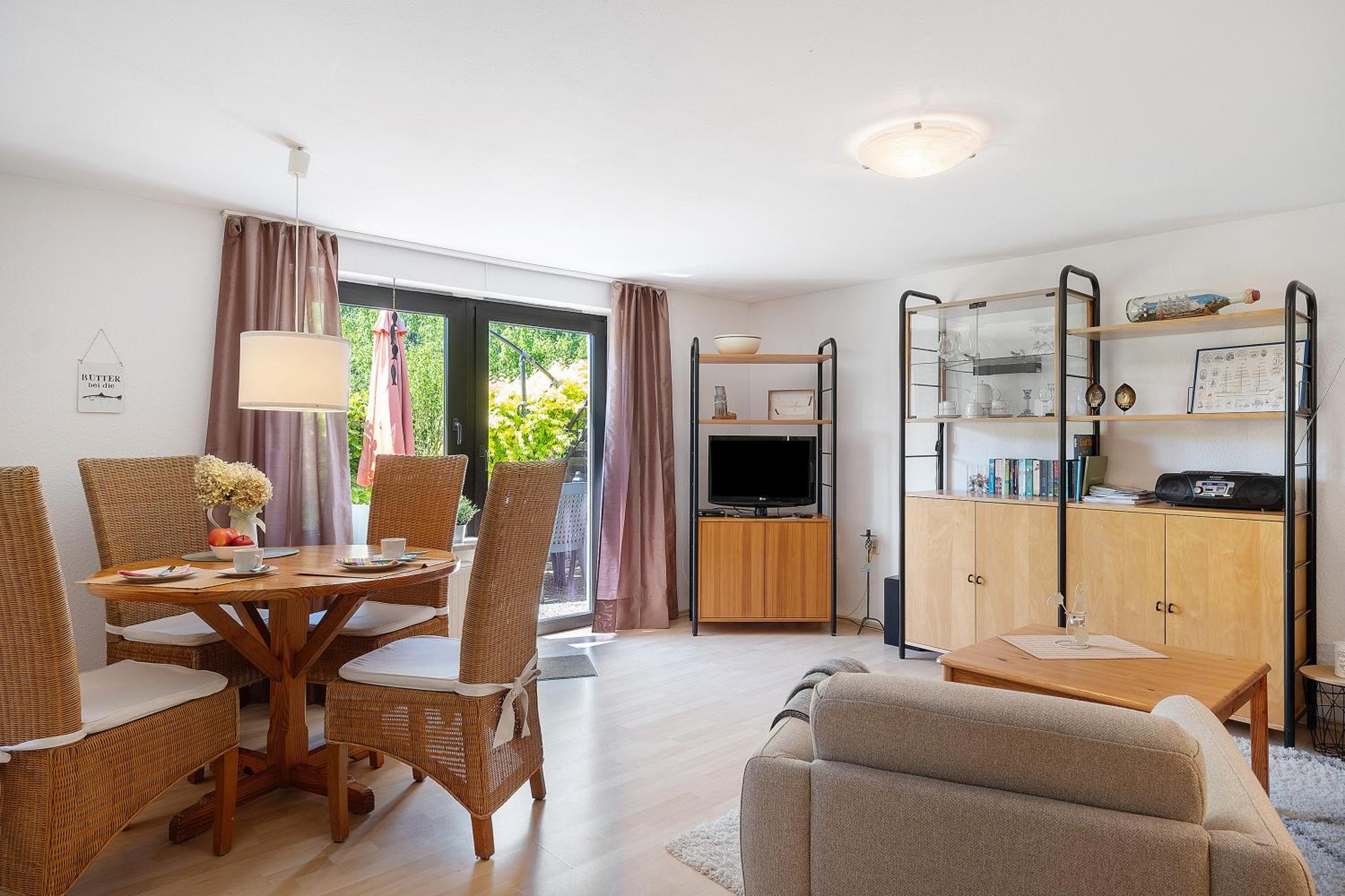 One-Bedroom Apartment with Garden View