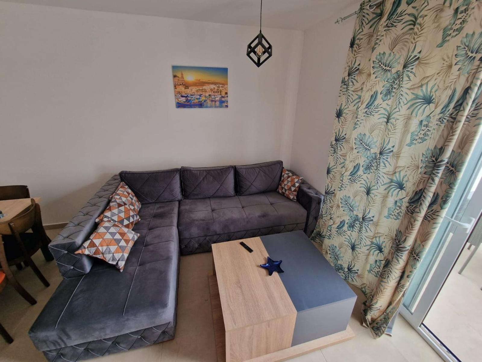 Two-Bedroom Apartment with Balcony and Sea View