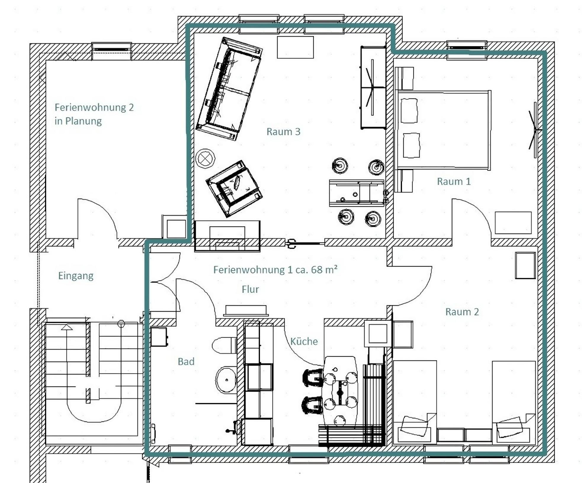 Two-Bedroom Apartment photo 2