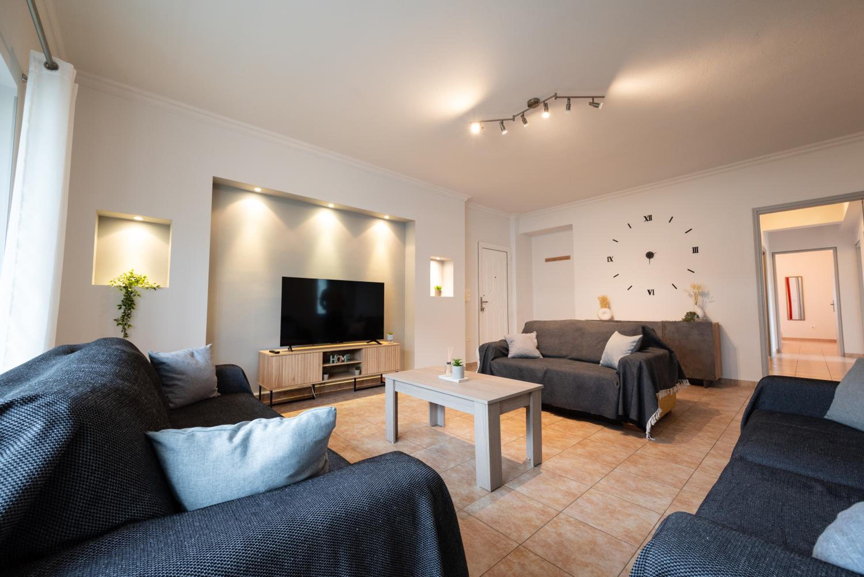 Three-Bedroom Premium Apartment with Balcony