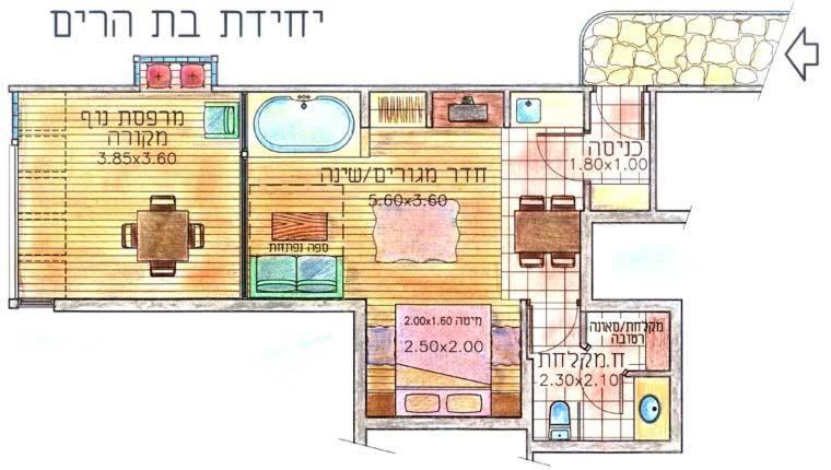 Deluxe Double Room with Balcony (Bat Harim) - Photo 12