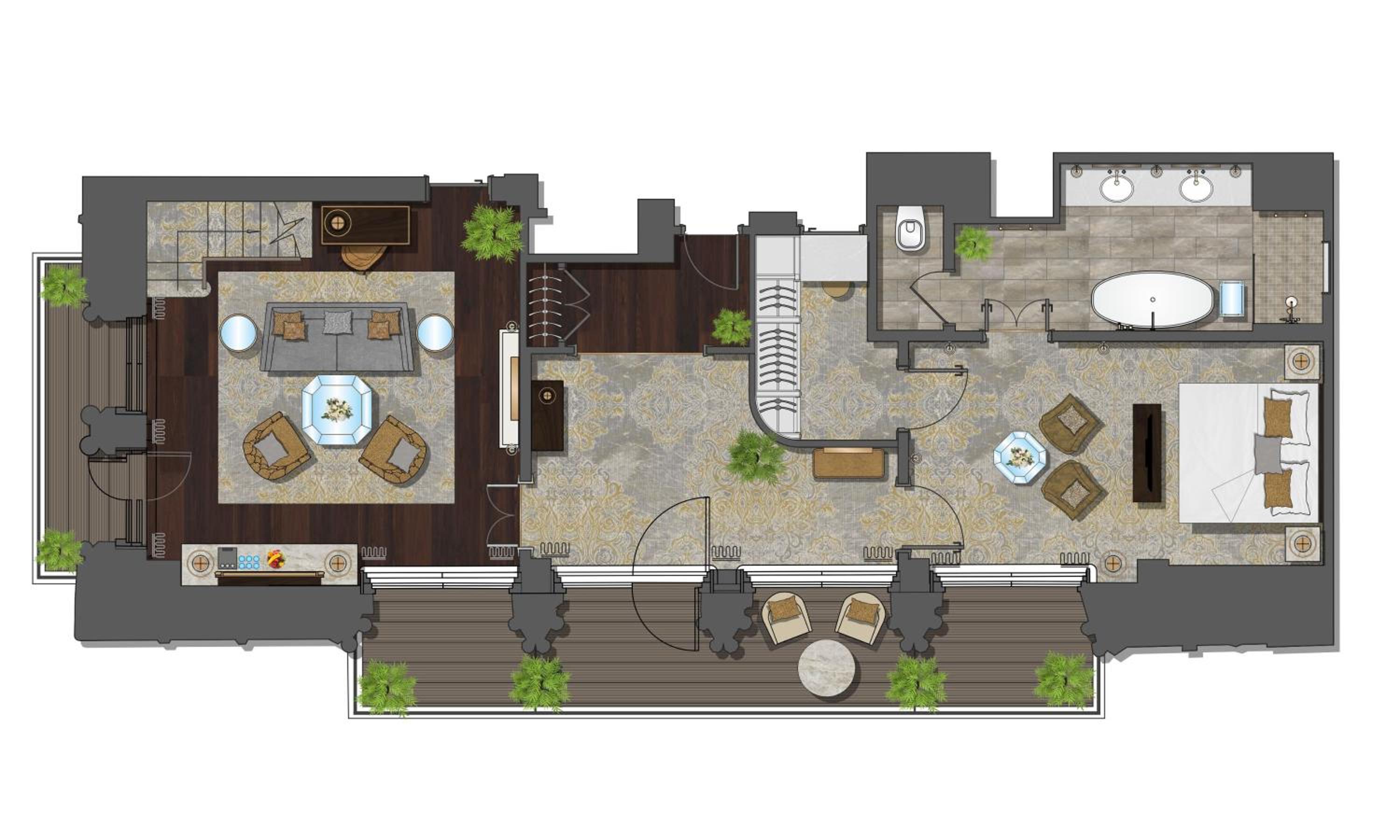 Presidential King Suite with City View