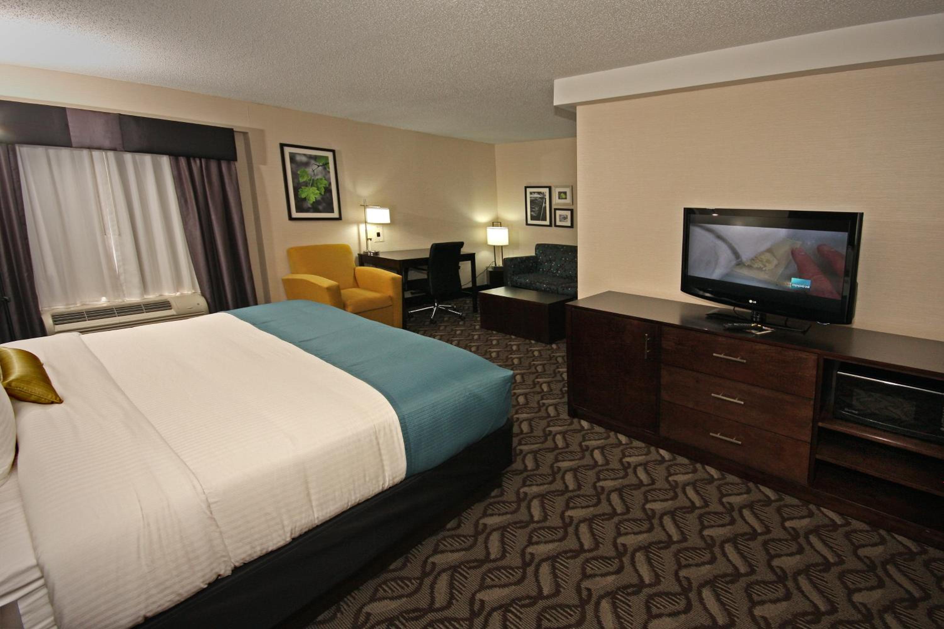 Deluxe King Suite with City View - Non-Smoking - Photo 2