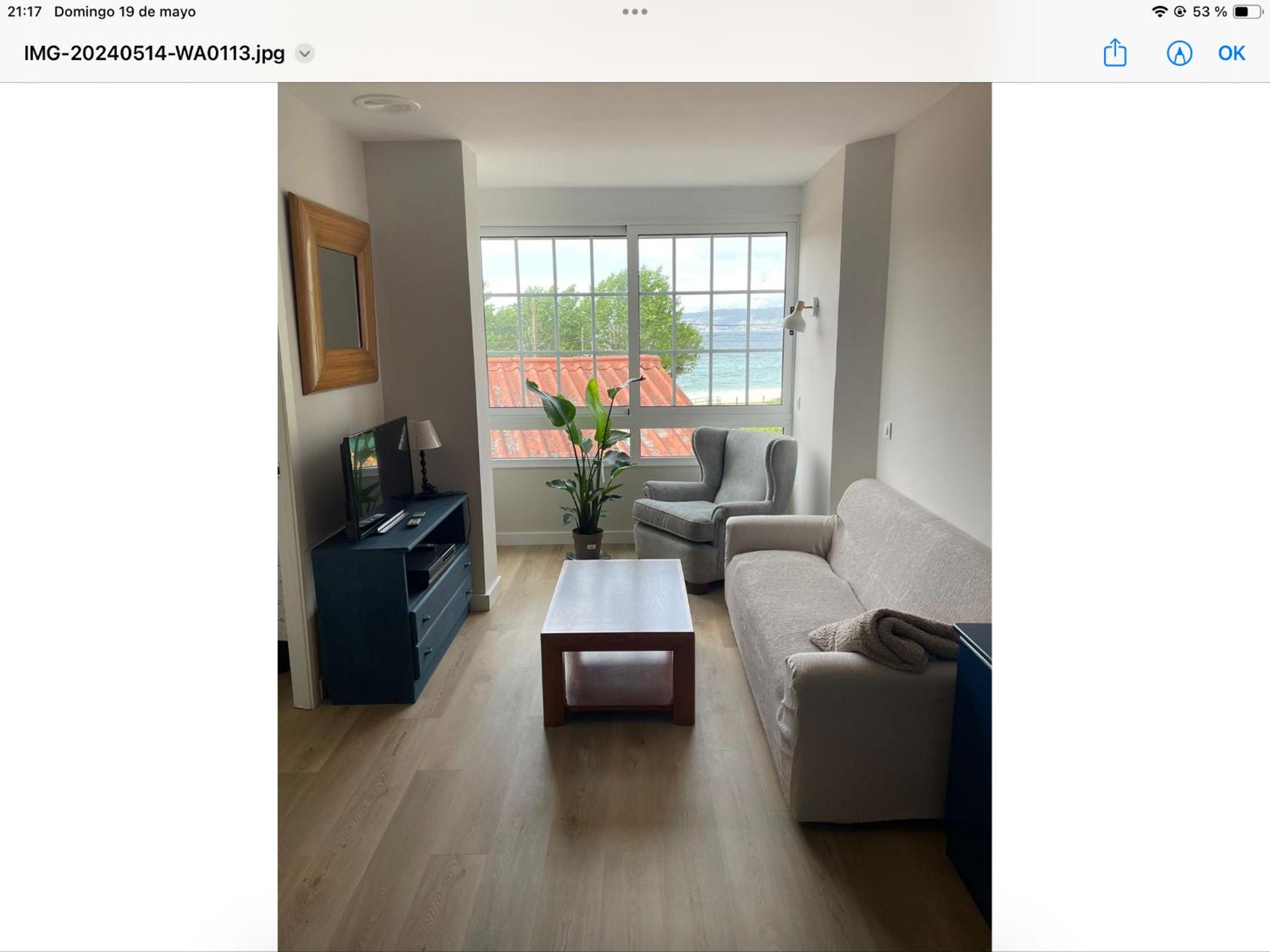Apartamento de dos habitaciones